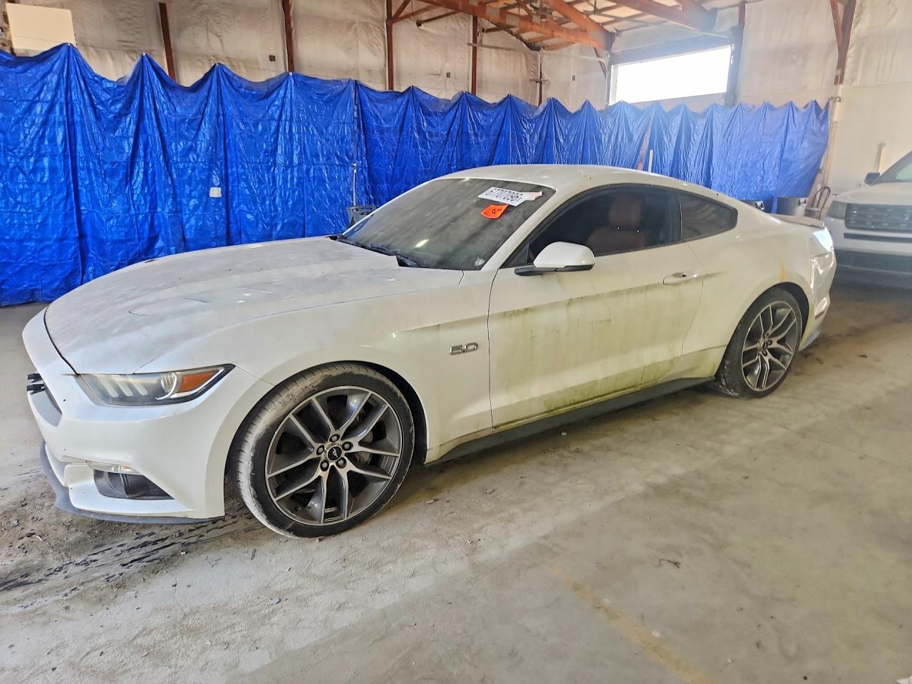 2017 Ford Mustang Gt Белый vin: 1FA6P8CF1H5212740