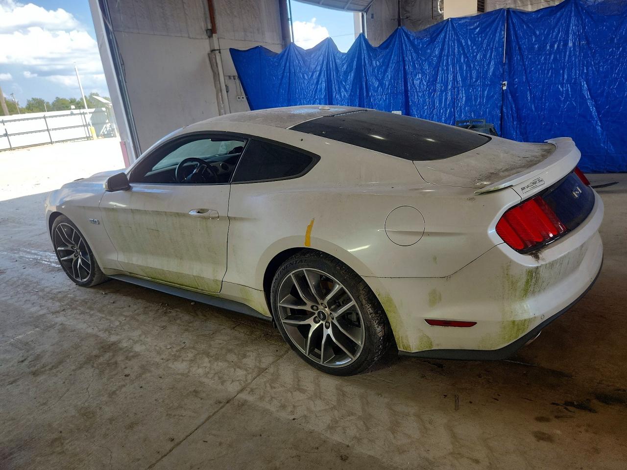 2017 Ford Mustang Gt Белый vin: 1FA6P8CF1H5212740