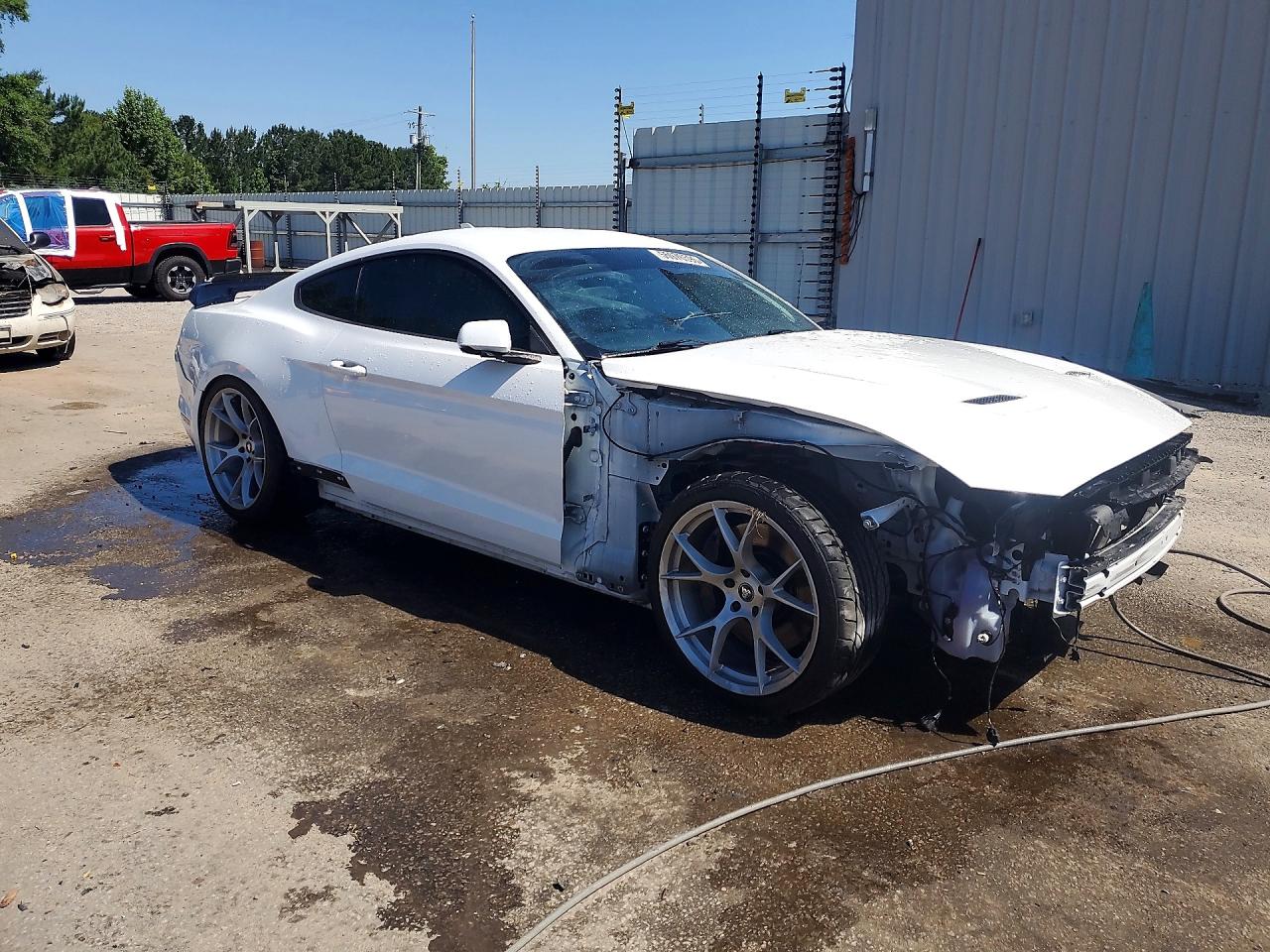 2020 Ford Mustang Gt White vin: 1FA6P8CF1L5170675