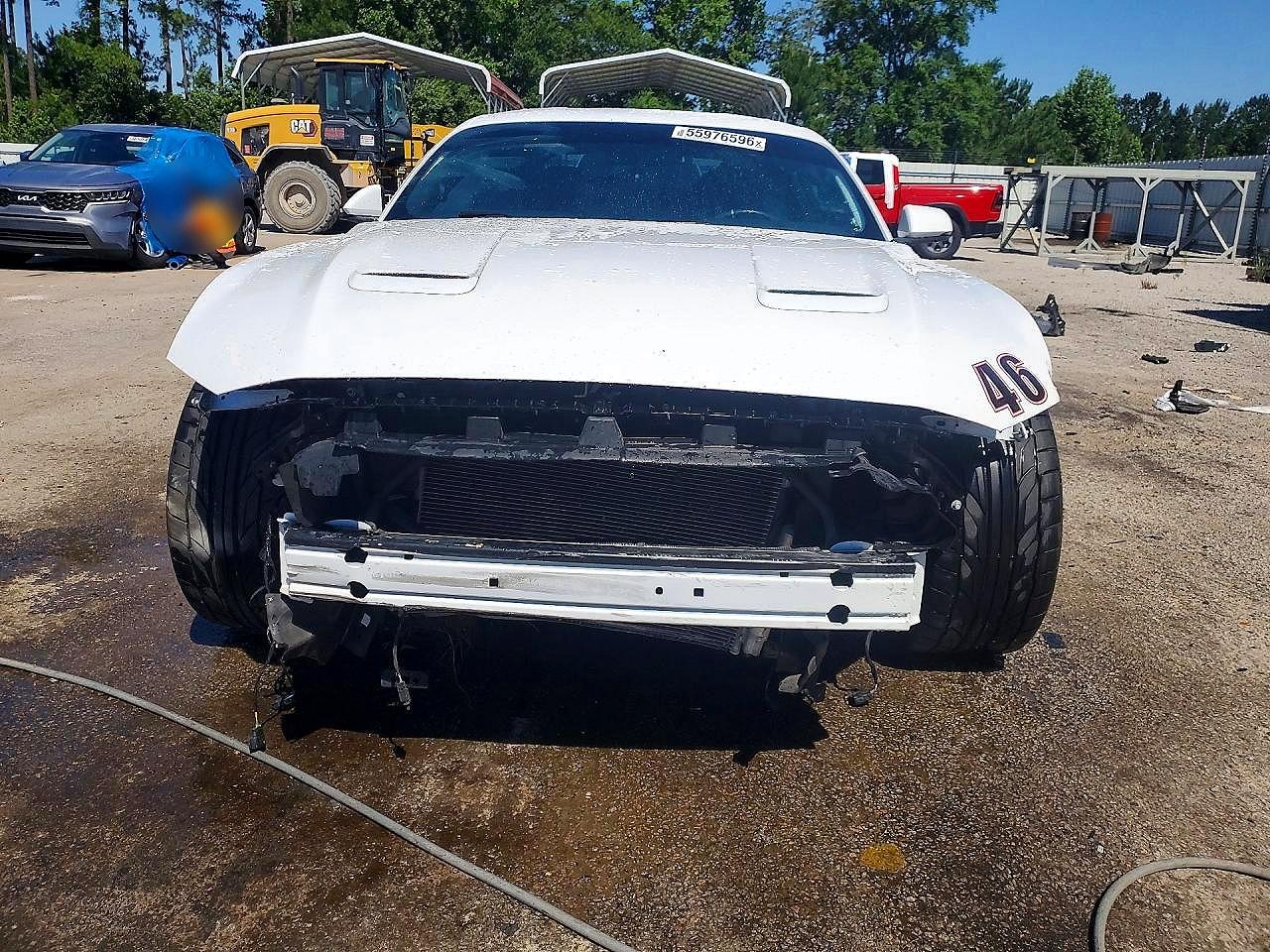 2020 Ford Mustang Gt White vin: 1FA6P8CF1L5170675