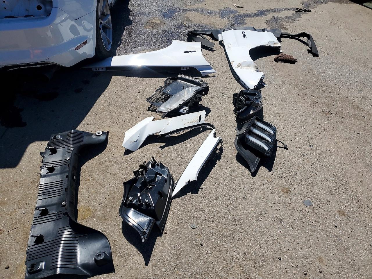 2020 Ford Mustang Gt White vin: 1FA6P8CF1L5170675