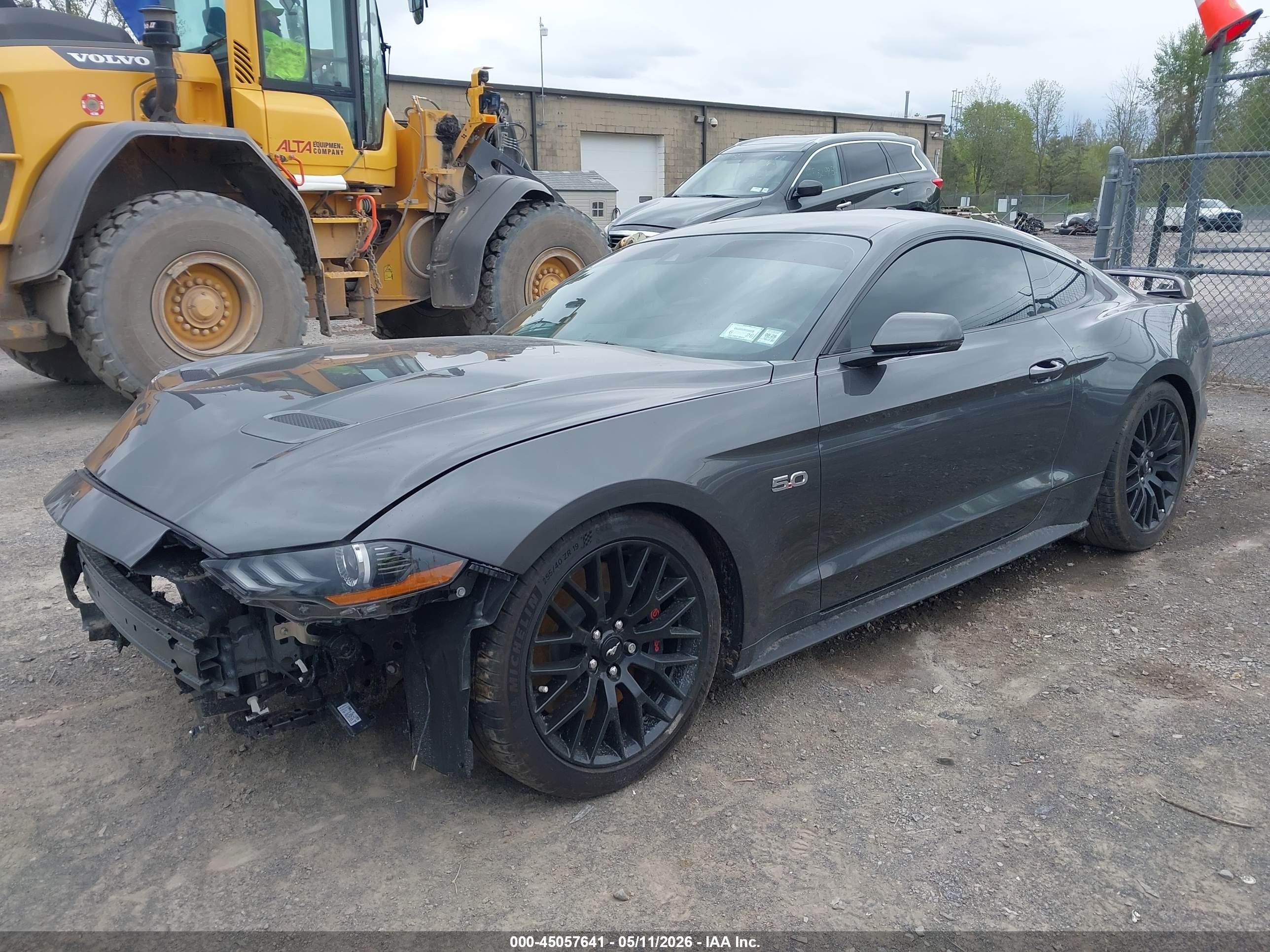 2020 Ford Mustang Gt Premium Fastback Gray vin: 1FA6P8CF1L5172507