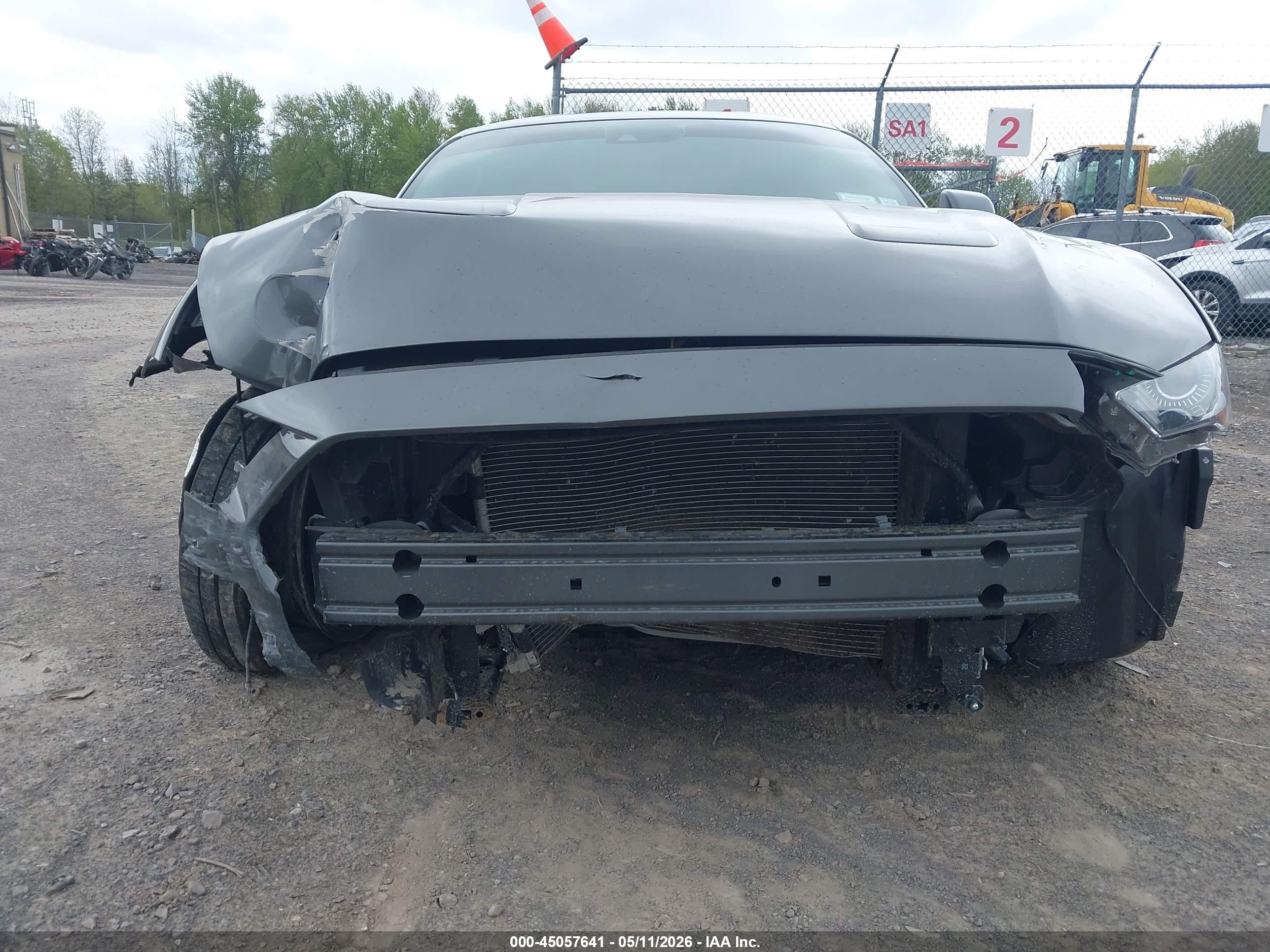 2020 Ford Mustang Gt Premium Fastback Gray vin: 1FA6P8CF1L5172507