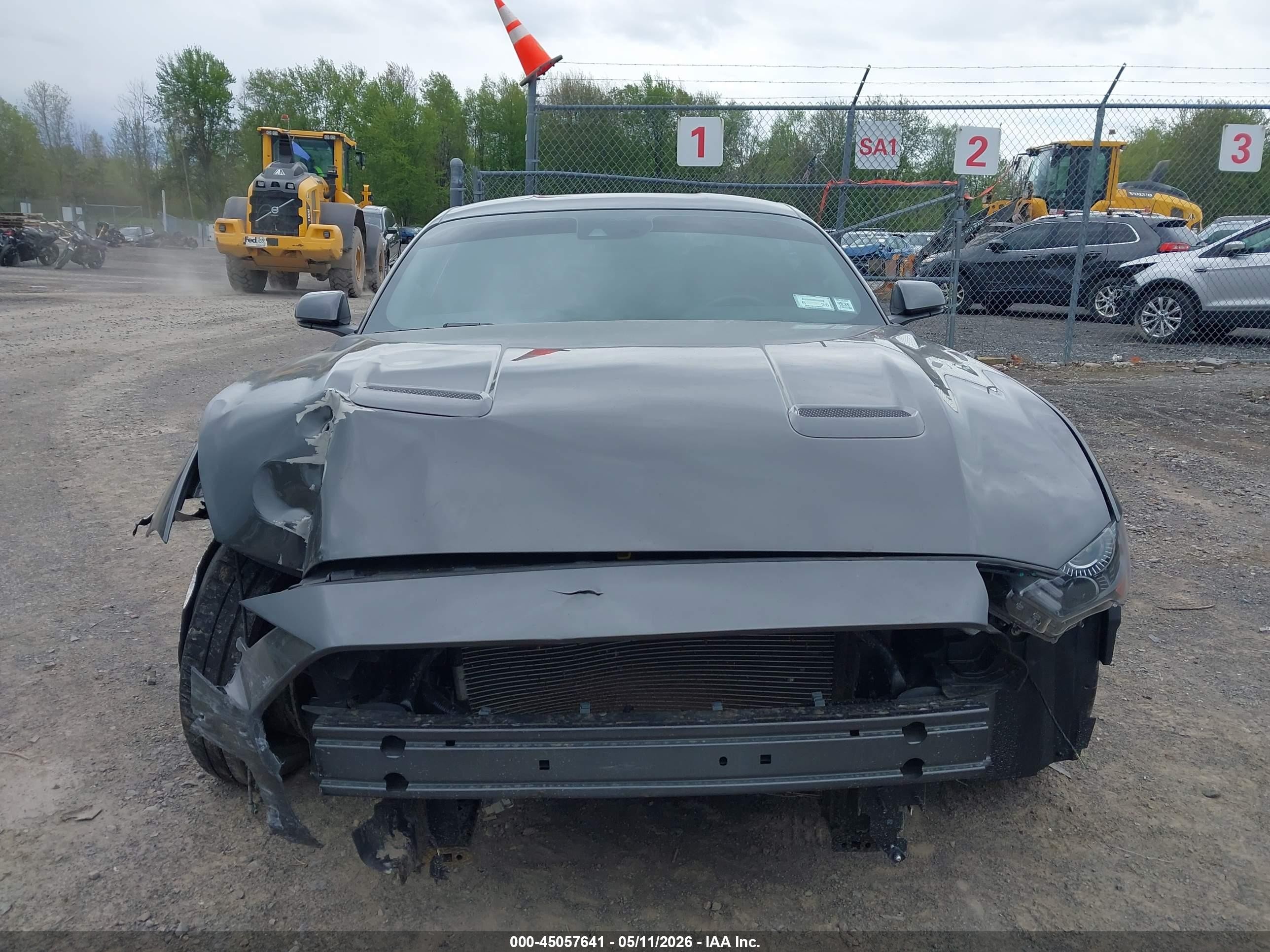 2020 Ford Mustang Gt Premium Fastback Gray vin: 1FA6P8CF1L5172507
