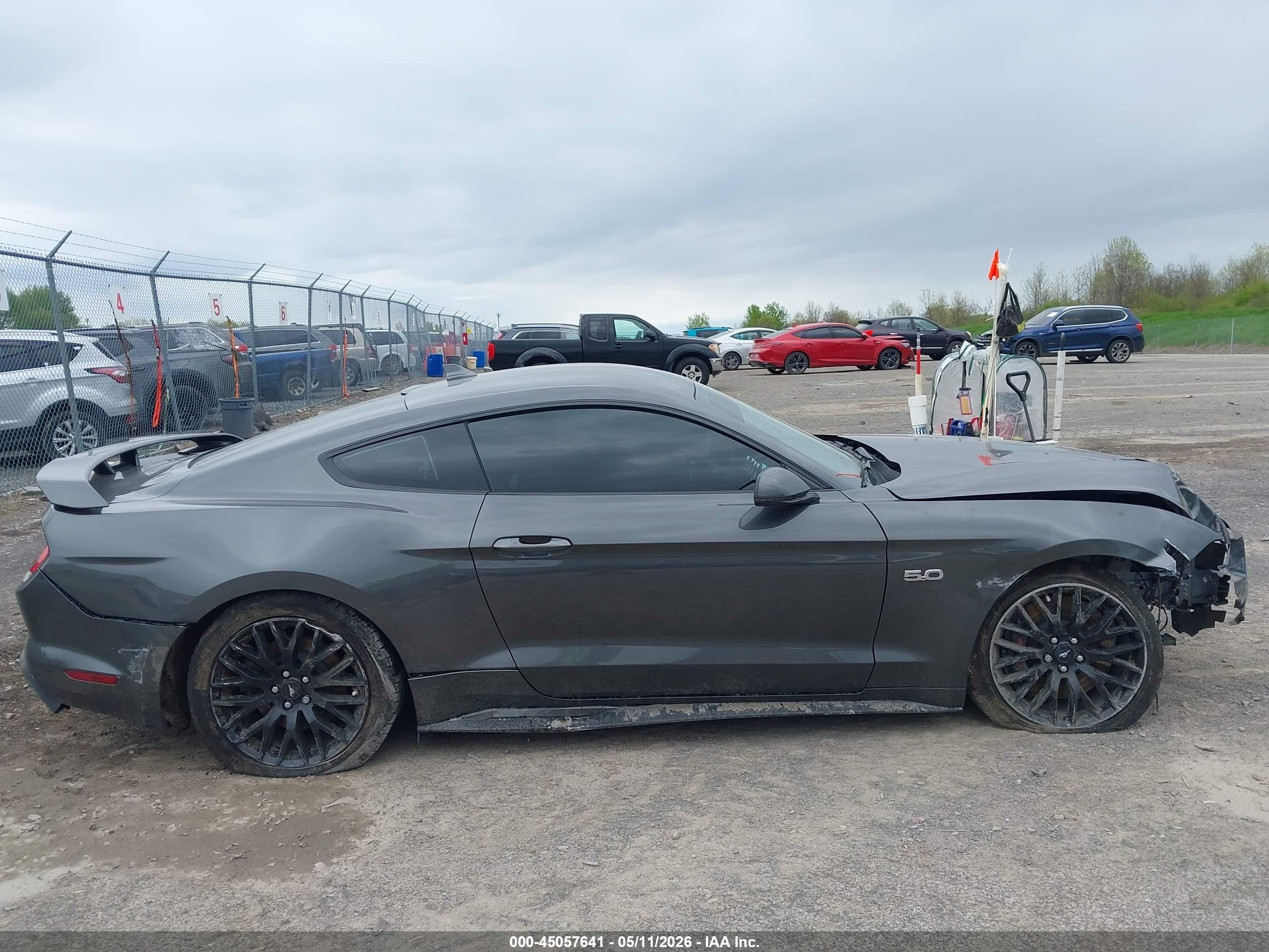 2020 Ford Mustang Gt Premium Fastback Gray vin: 1FA6P8CF1L5172507