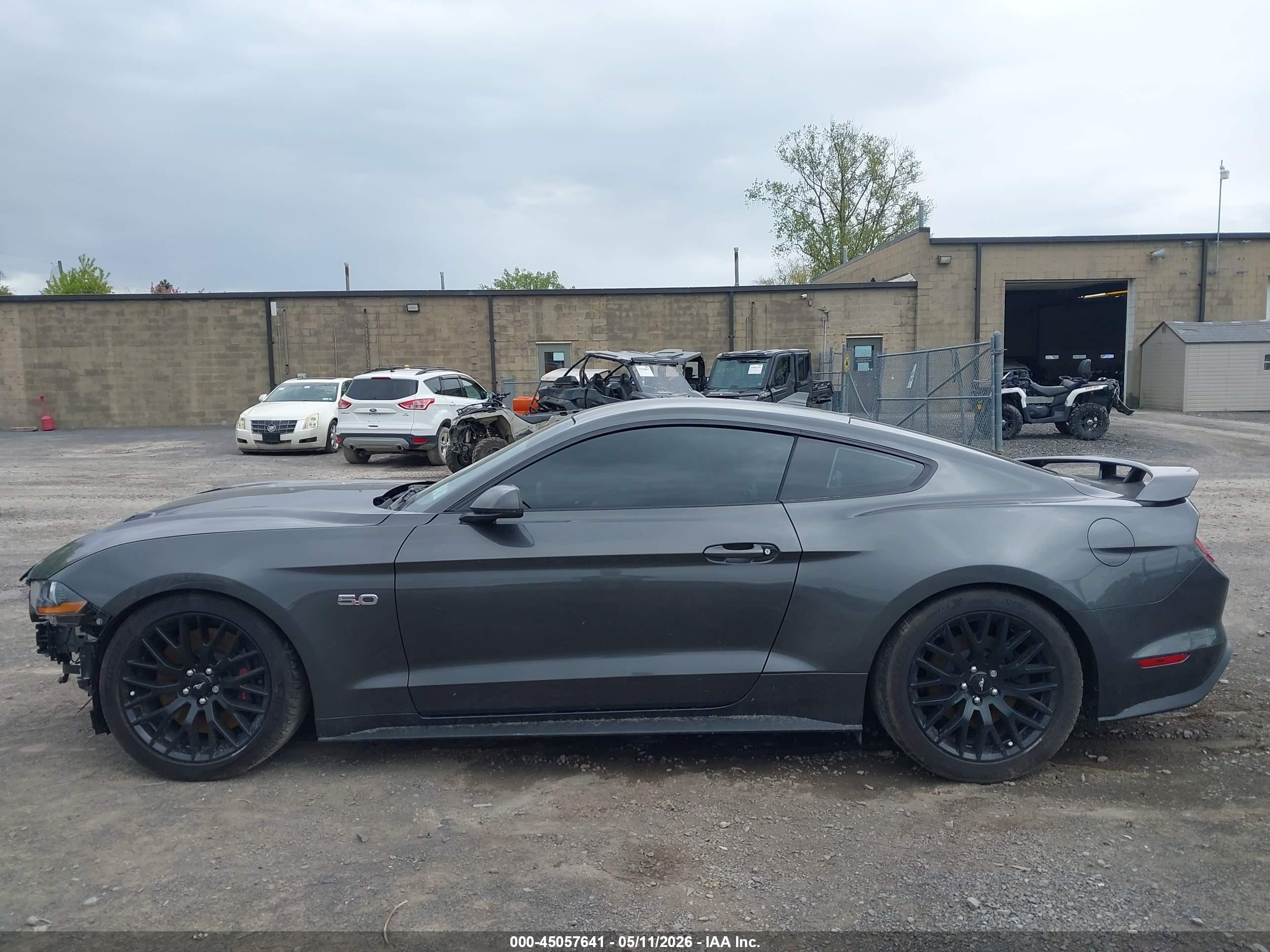 2020 Ford Mustang Gt Premium Fastback Gray vin: 1FA6P8CF1L5172507