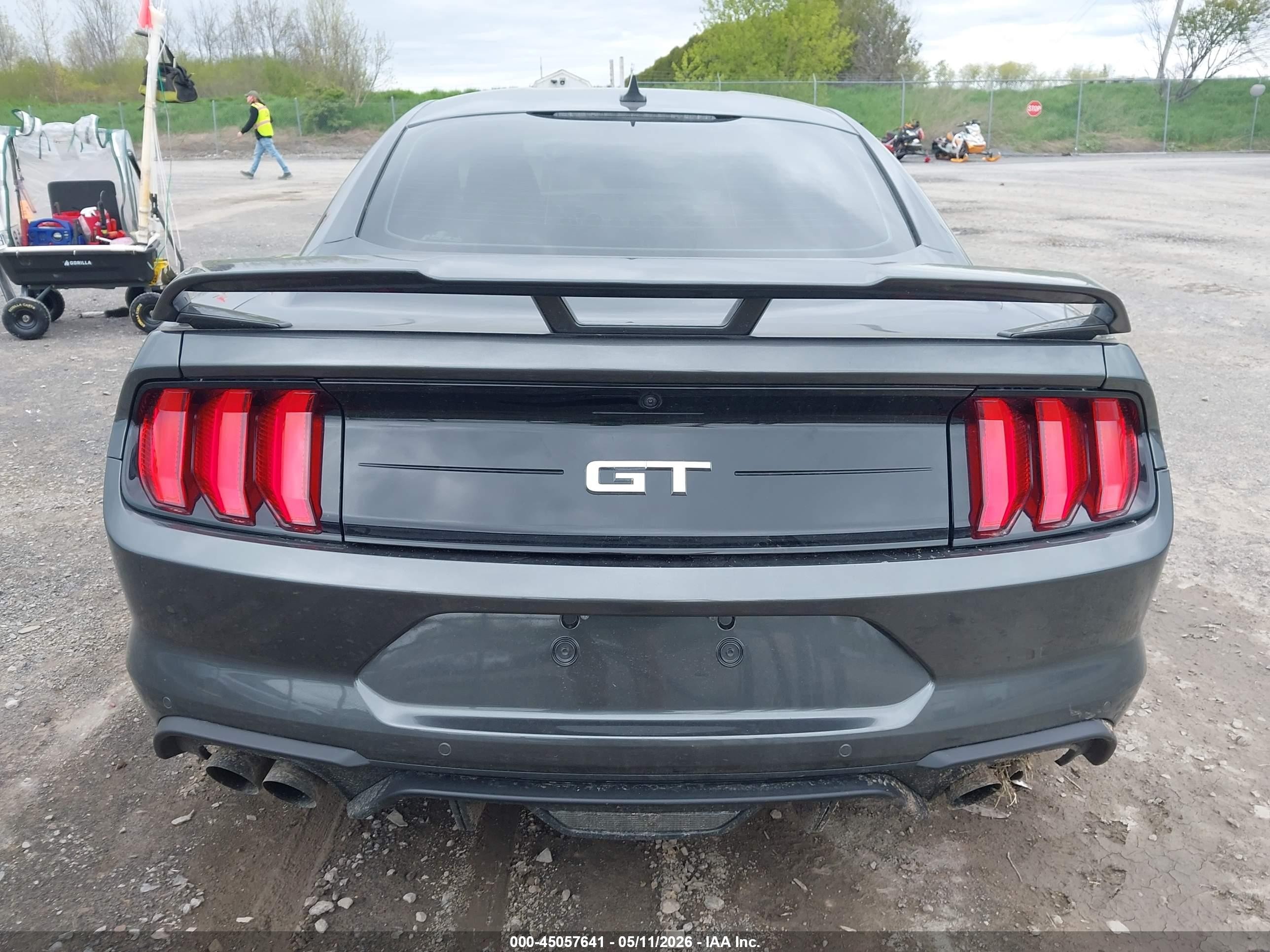 2020 Ford Mustang Gt Premium Fastback Gray vin: 1FA6P8CF1L5172507