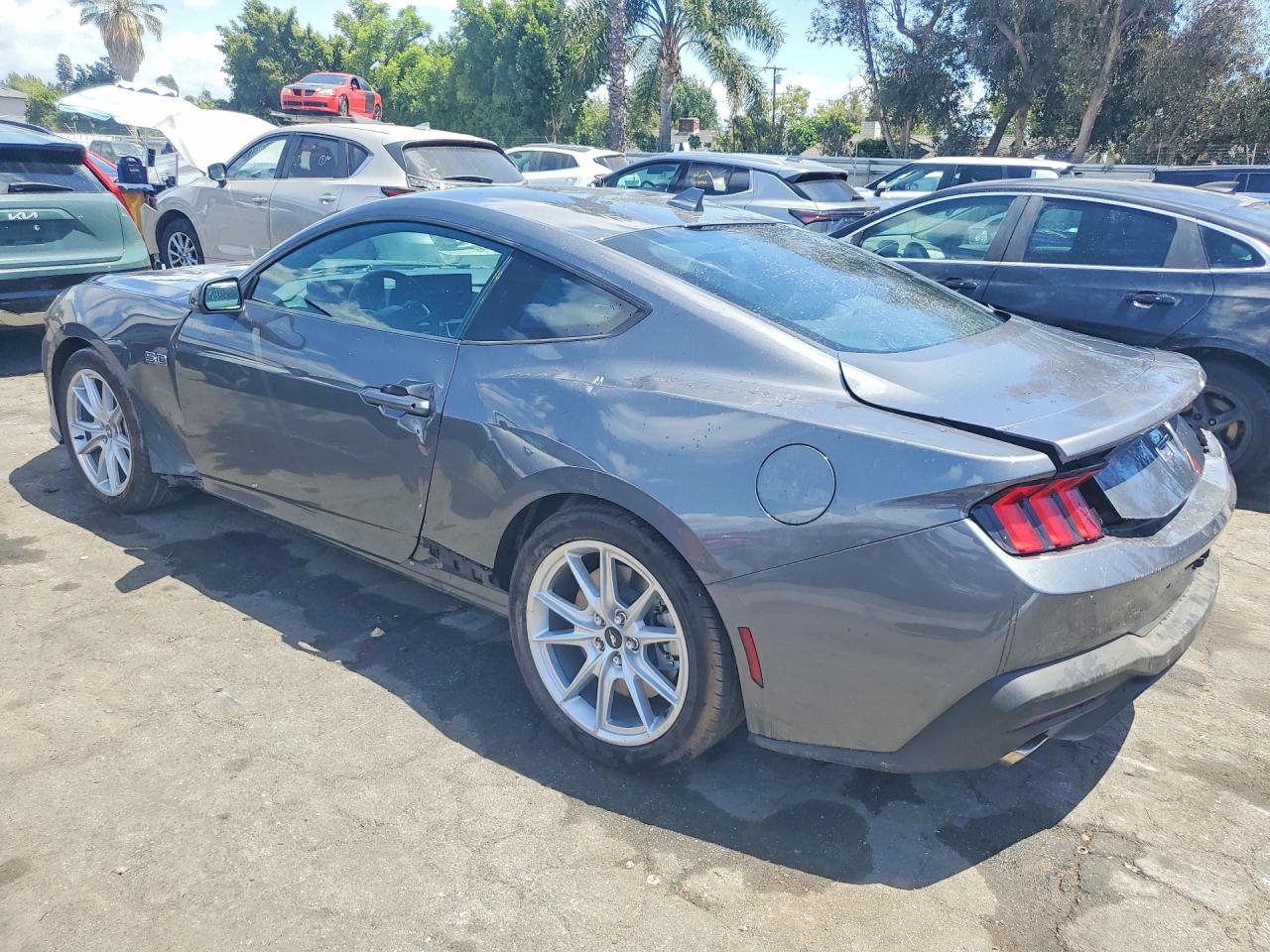 2026 Ford Mustang Gt Gray vin: 1FA6P8CF1T5407729