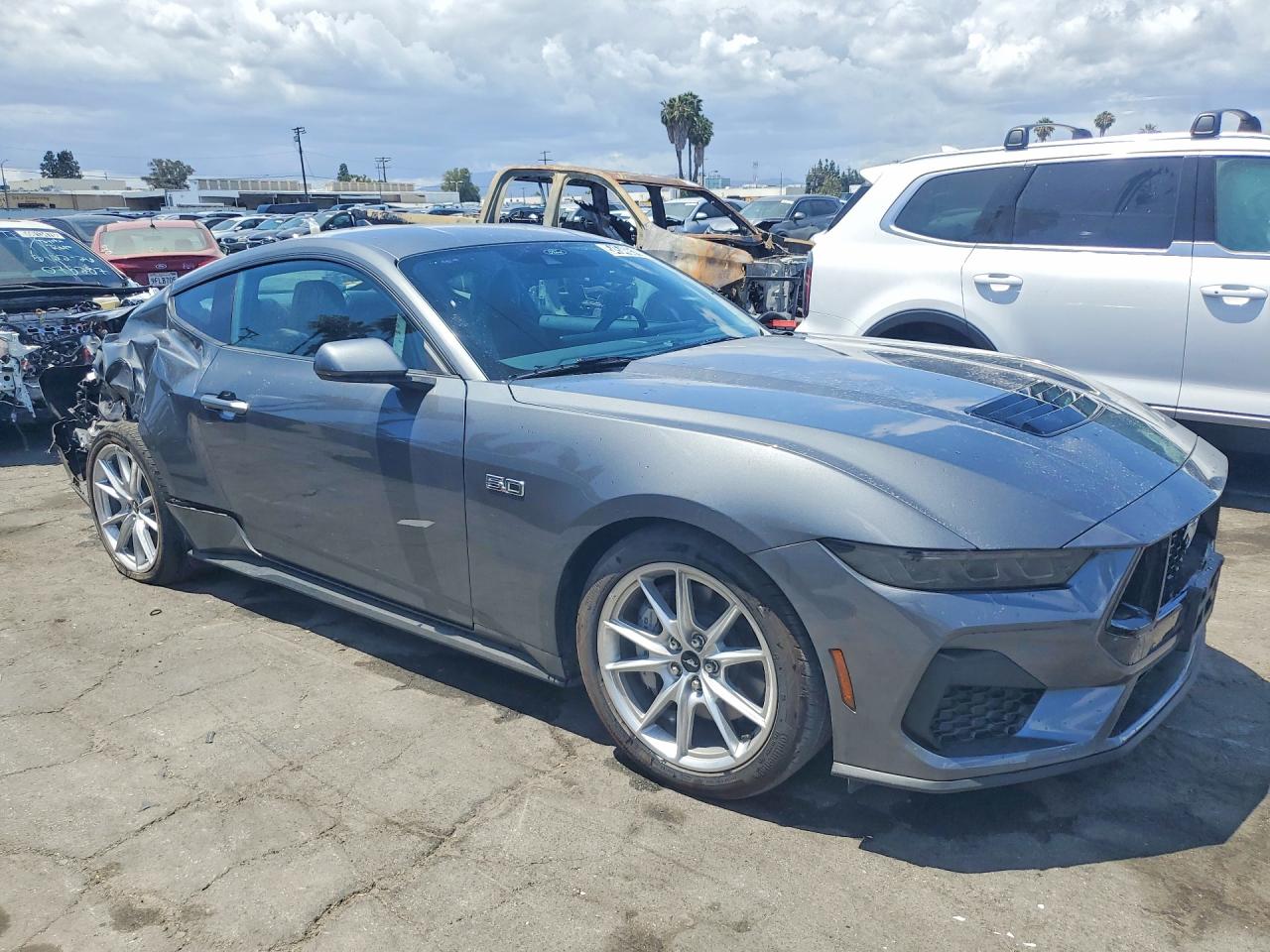 2026 Ford Mustang Gt Gray vin: 1FA6P8CF1T5407729