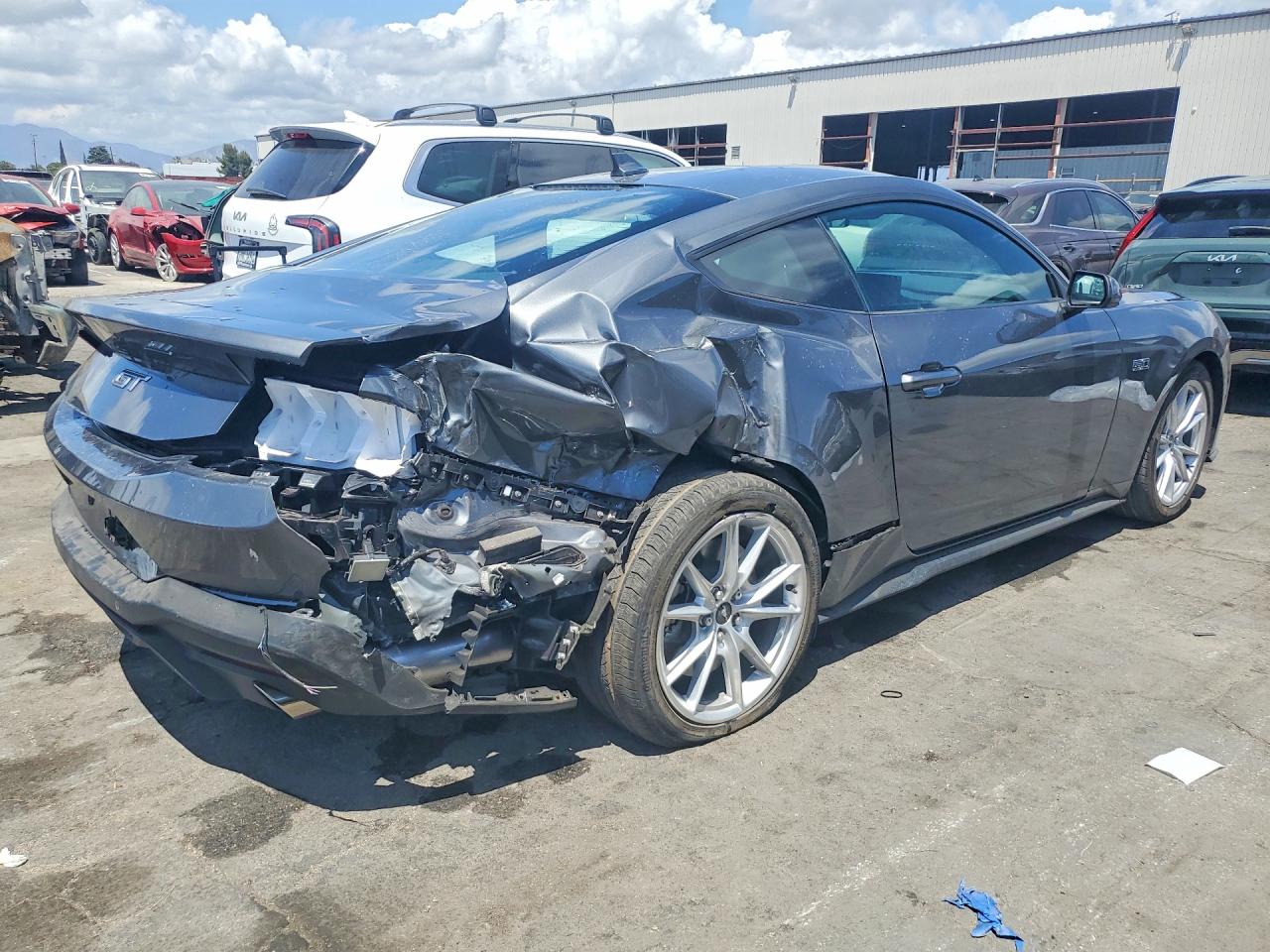 2026 Ford Mustang Gt Gray vin: 1FA6P8CF1T5407729