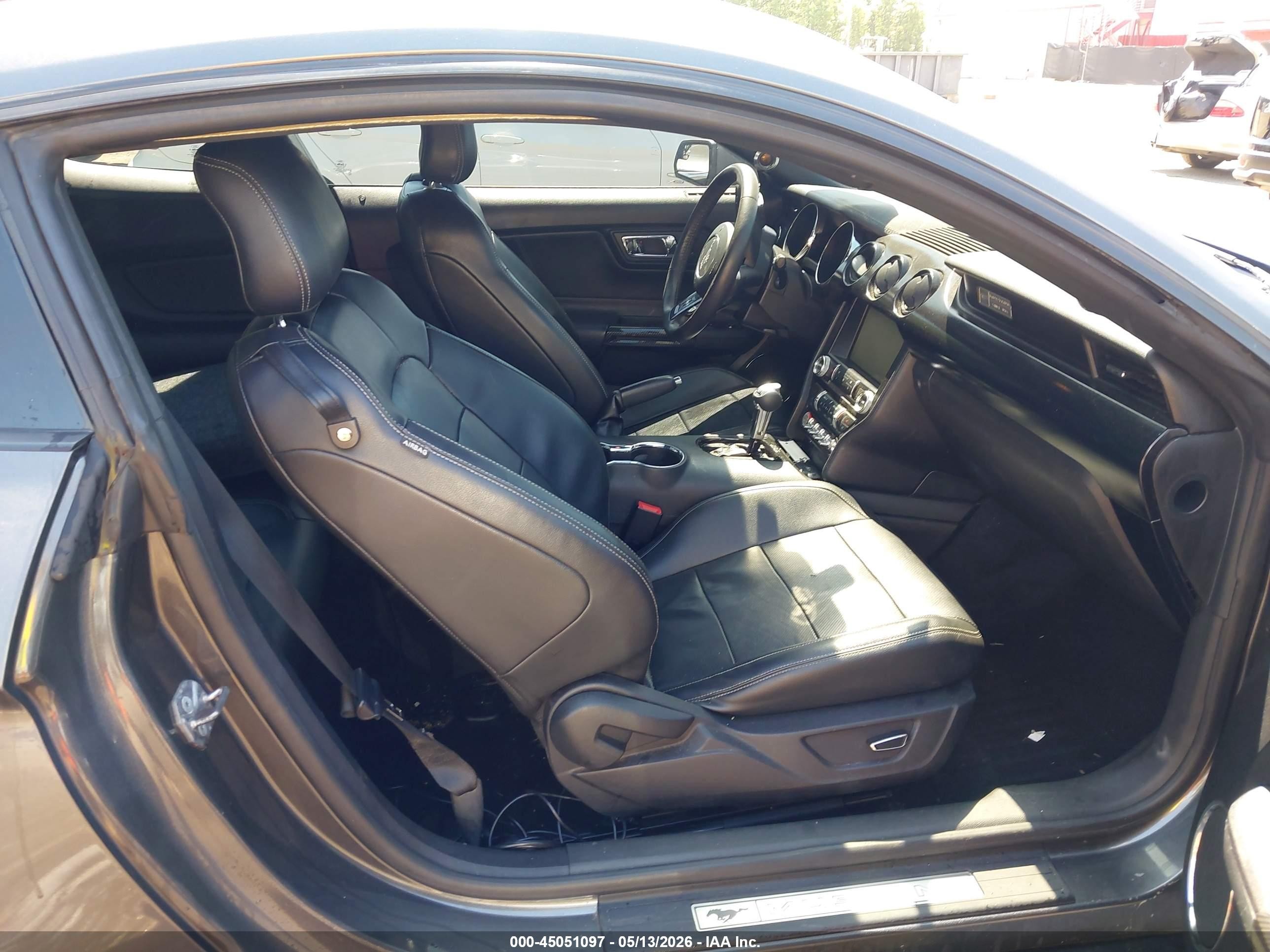 2015 Ford Mustang Gt Premium Gray vin: 1FA6P8CF2F5299500