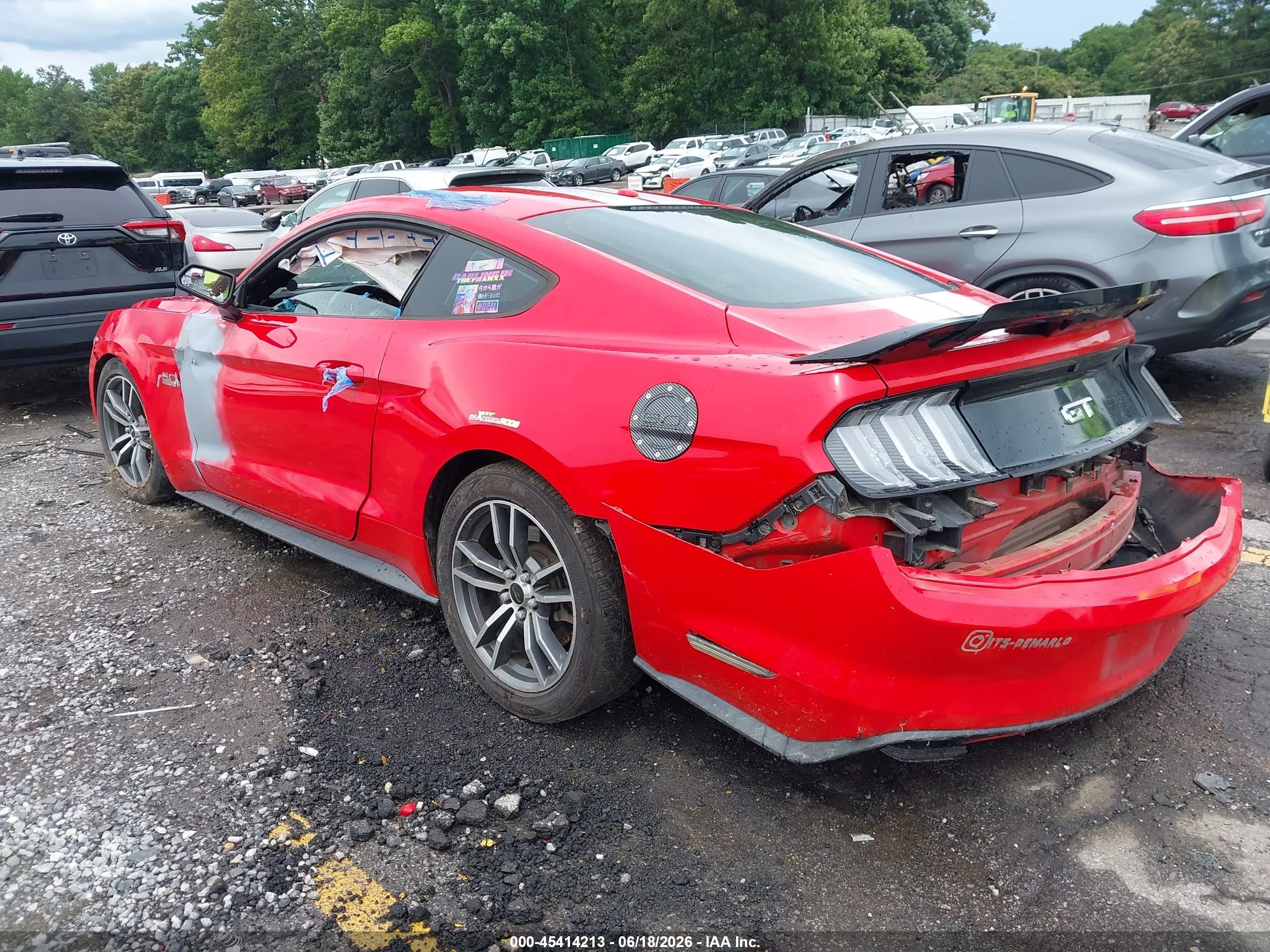 2015 Ford Mustang Gt Premium Red vin: 1FA6P8CF2F5299593