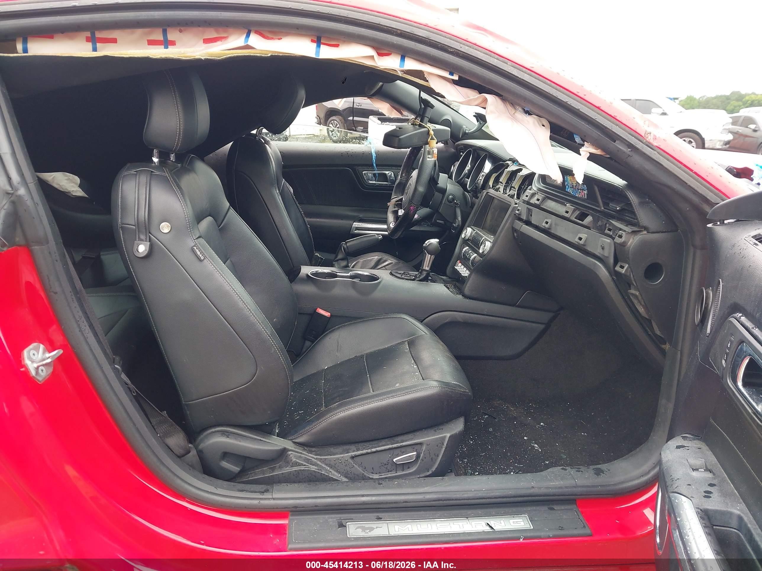 2015 Ford Mustang Gt Premium Red vin: 1FA6P8CF2F5299593