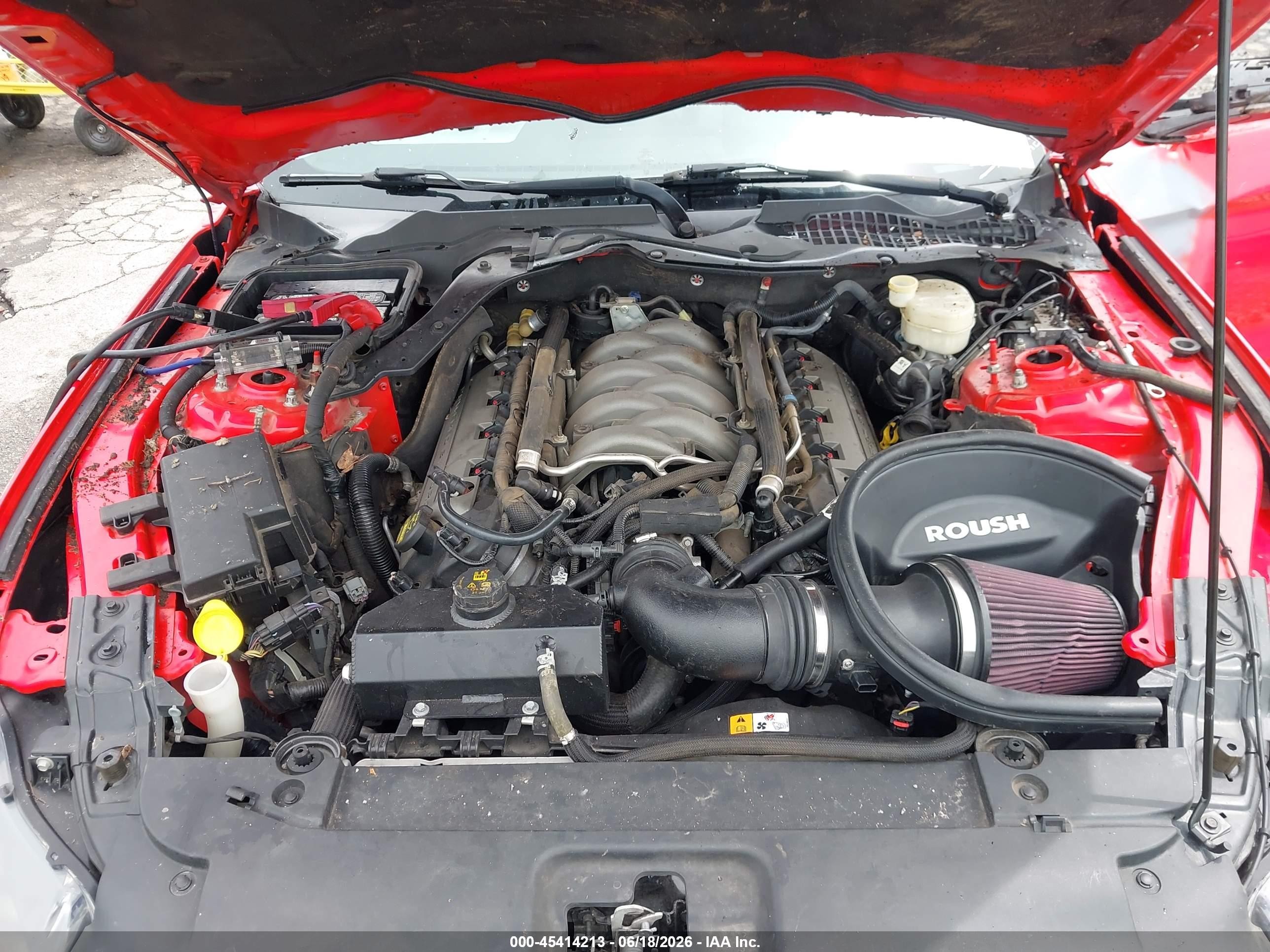 2015 Ford Mustang Gt Premium Red vin: 1FA6P8CF2F5299593