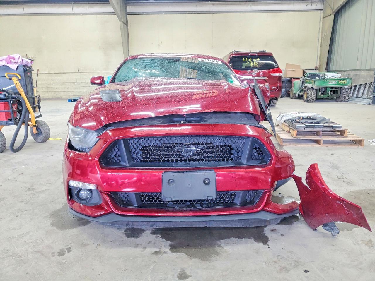 2015 Ford Mustang Gt Red vin: 1FA6P8CF2F5312889