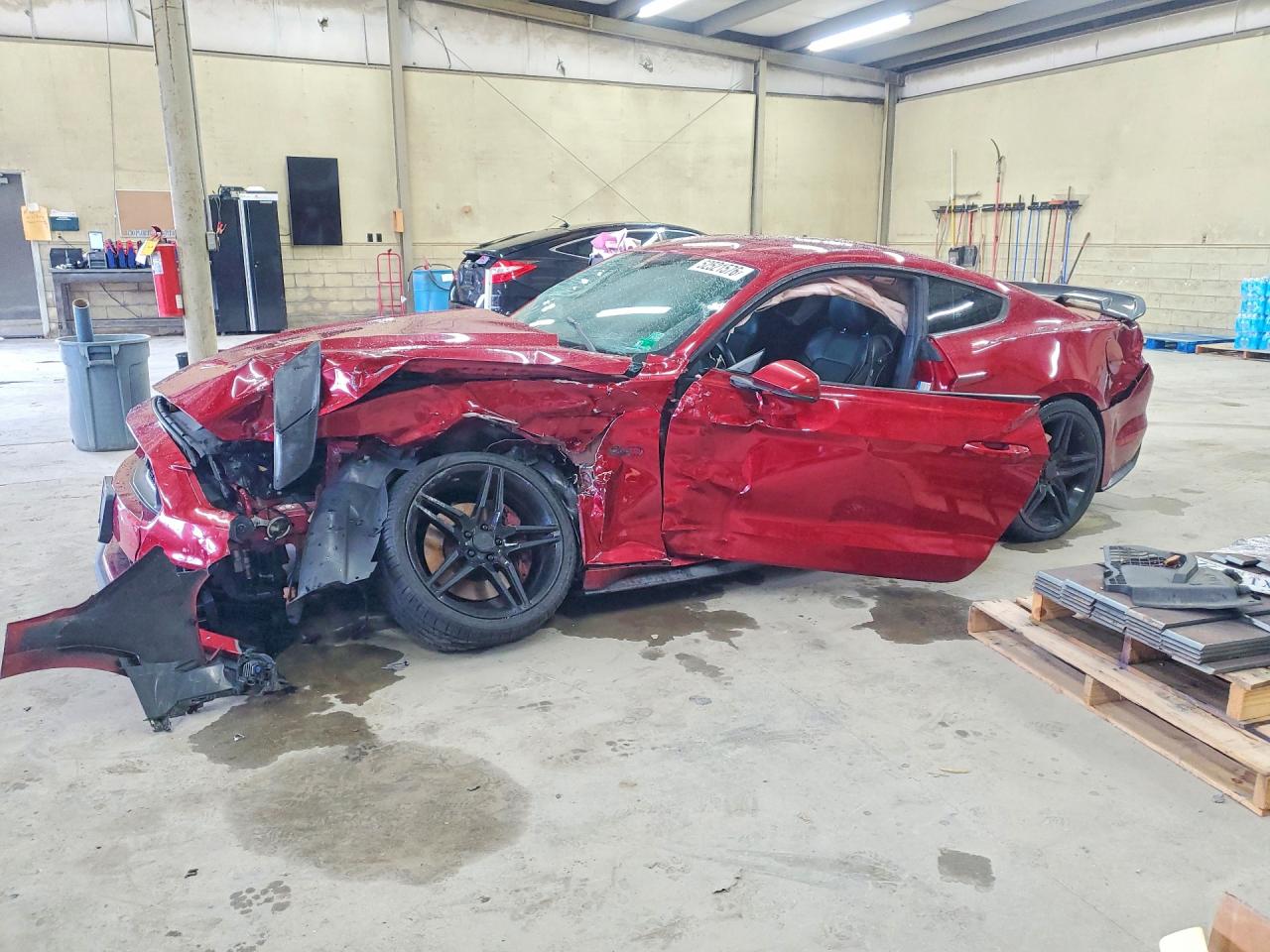 2015 Ford Mustang Gt Red vin: 1FA6P8CF2F5312889