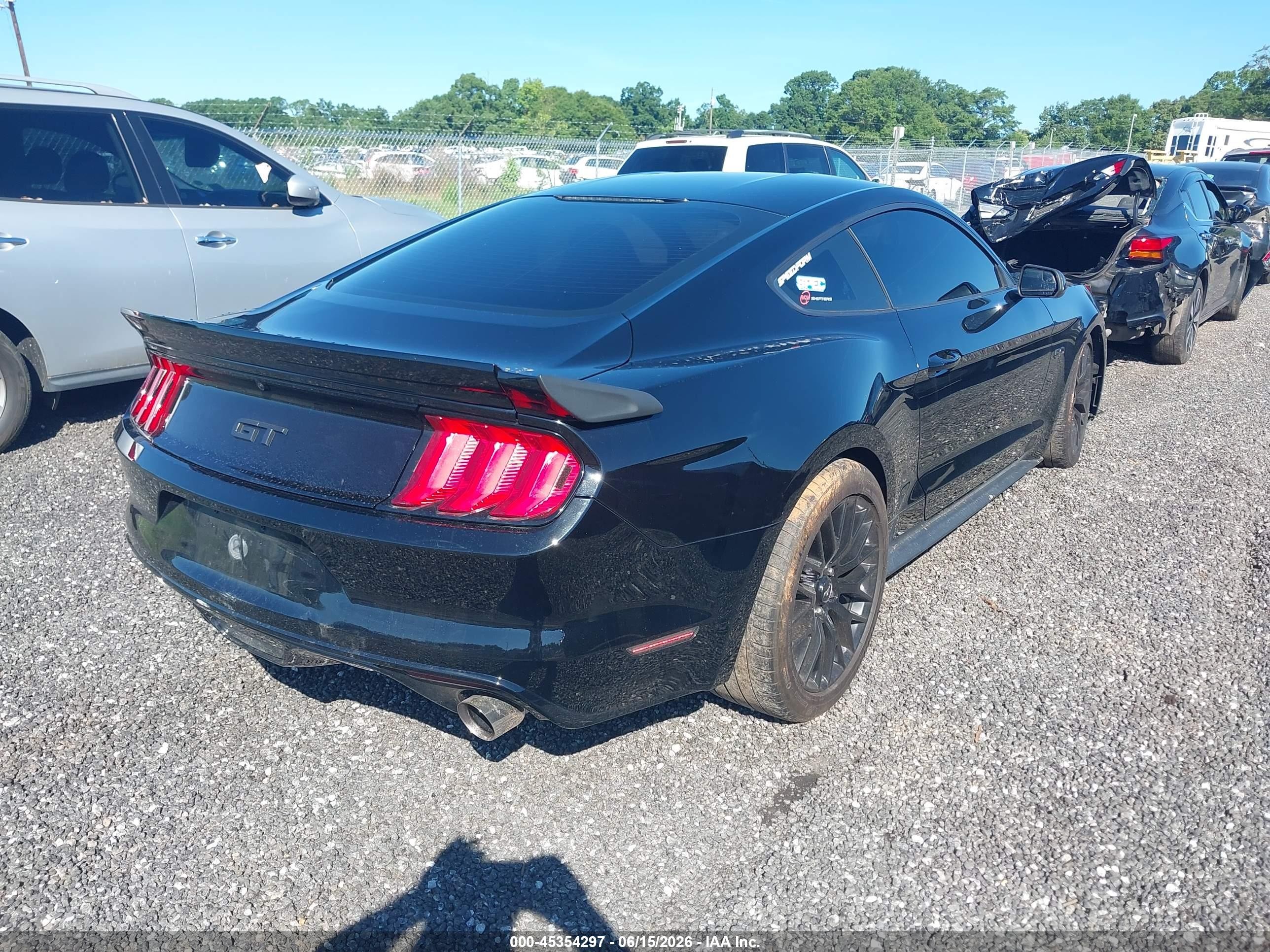 2015 Ford Mustang Gt Black vin: 1FA6P8CF2F5346864