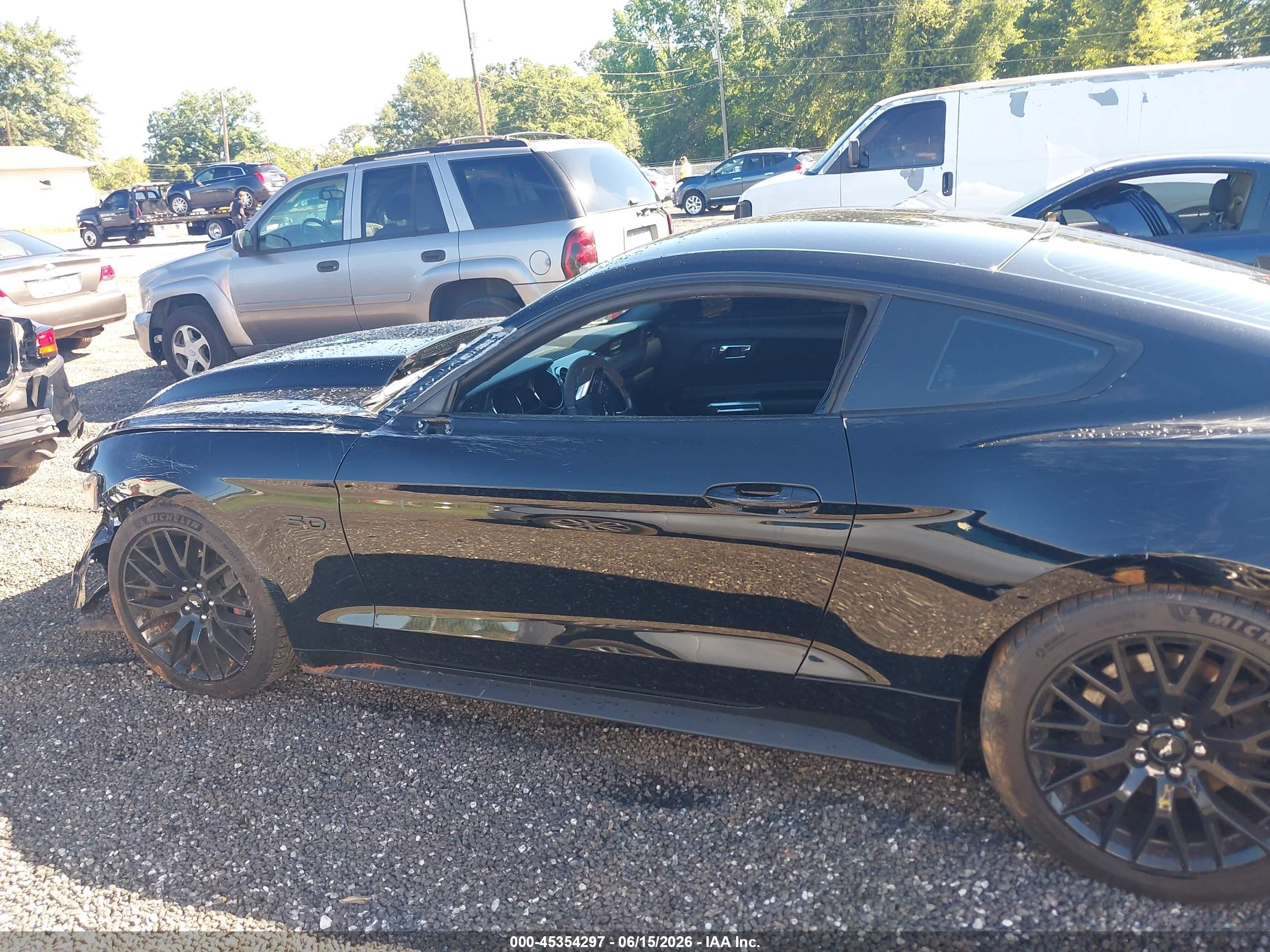 2015 Ford Mustang Gt Black vin: 1FA6P8CF2F5346864