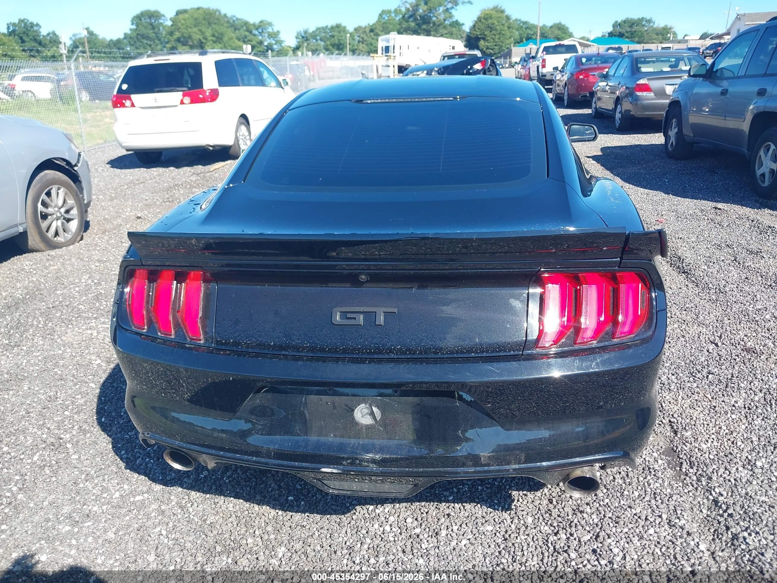 2015 Ford Mustang Gt Black vin: 1FA6P8CF2F5346864