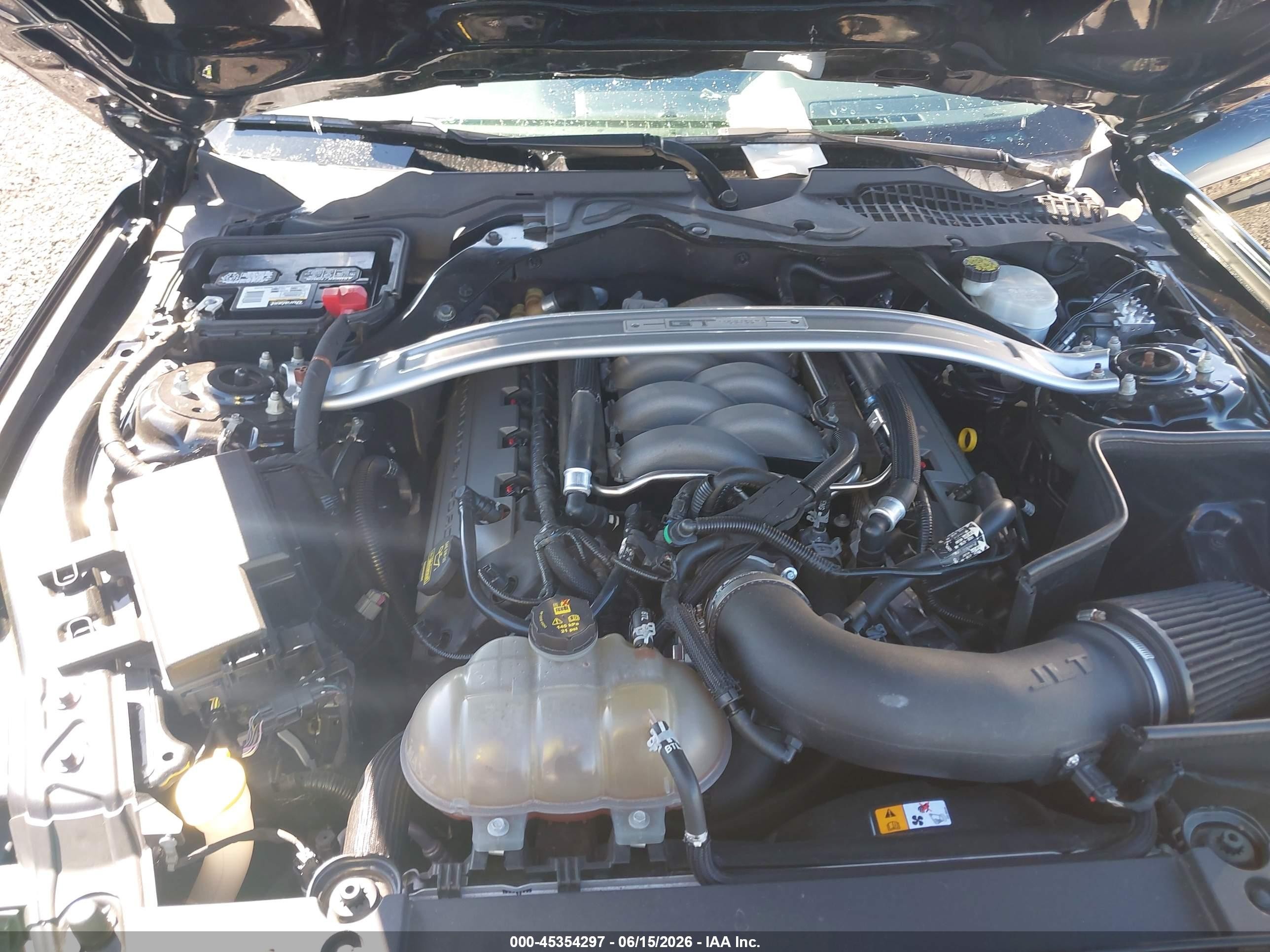 2015 Ford Mustang Gt Black vin: 1FA6P8CF2F5346864