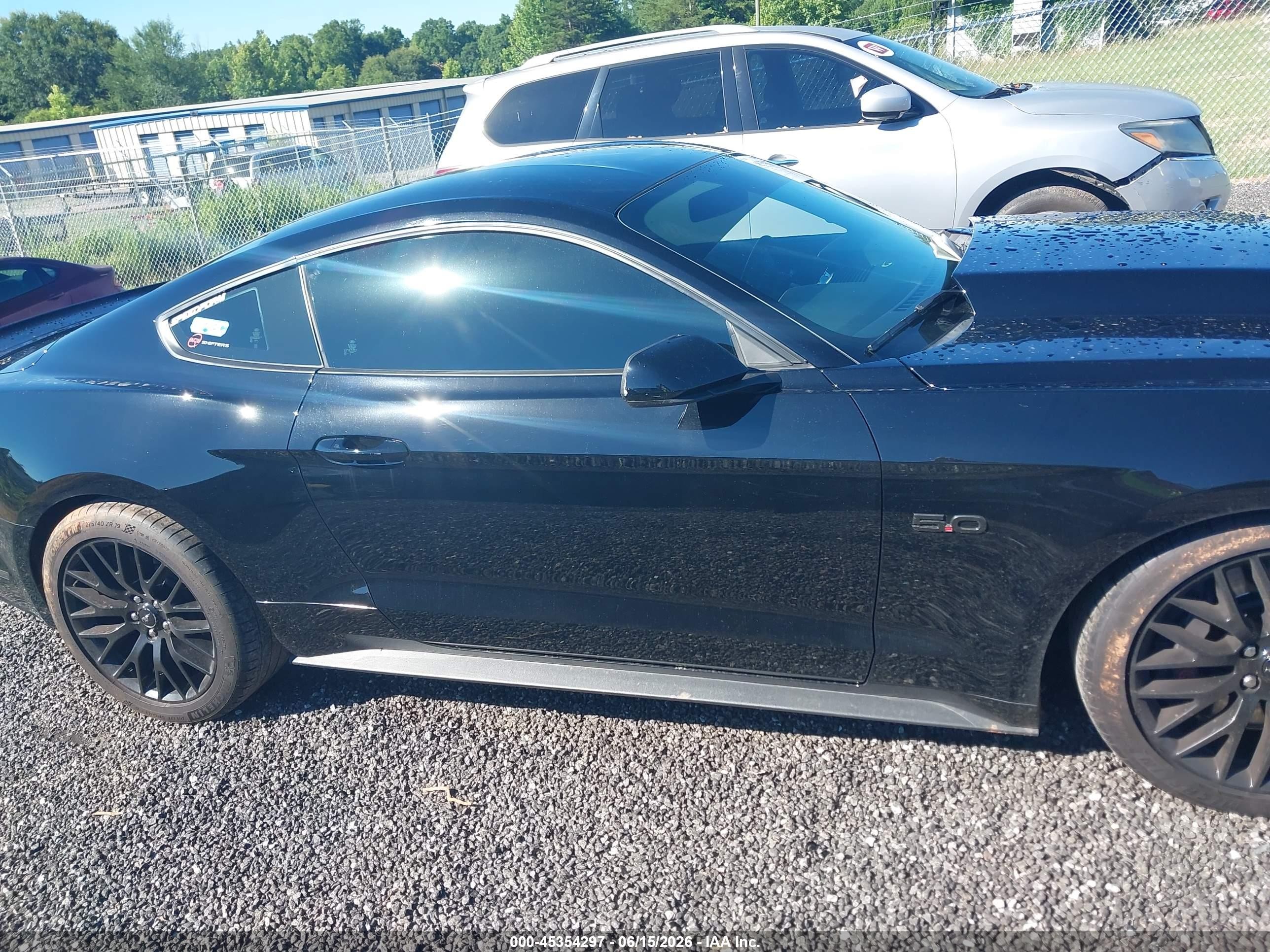 2015 Ford Mustang Gt Black vin: 1FA6P8CF2F5346864