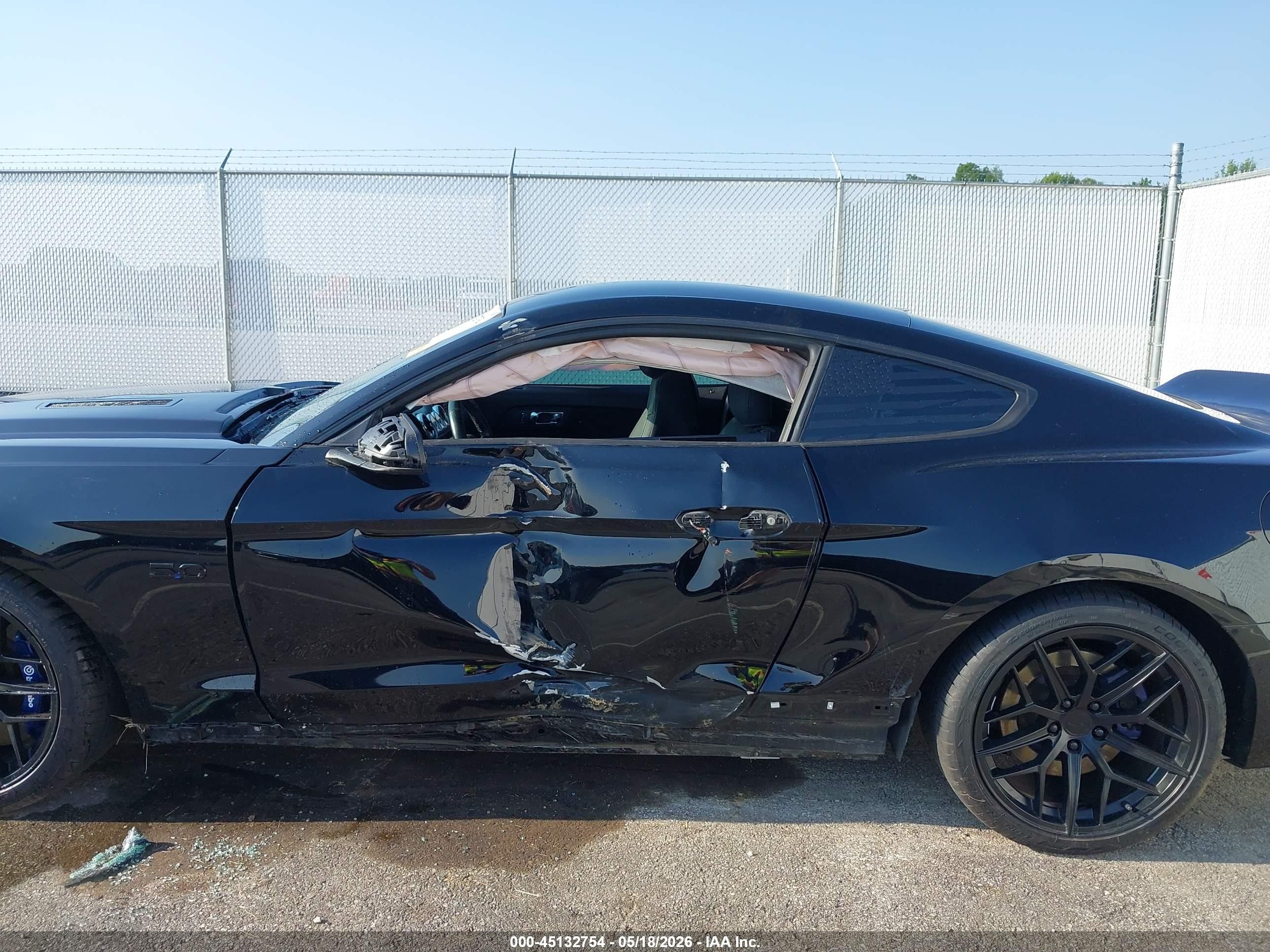 2015 Ford Mustang Gt Black vin: 1FA6P8CF2F5351305