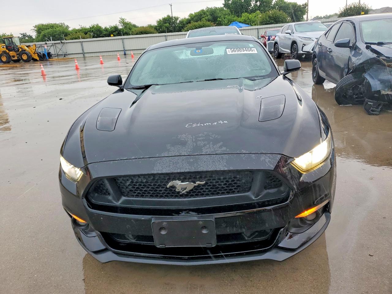 2015 Ford Mustang Gt Black vin: 1FA6P8CF2F5355337