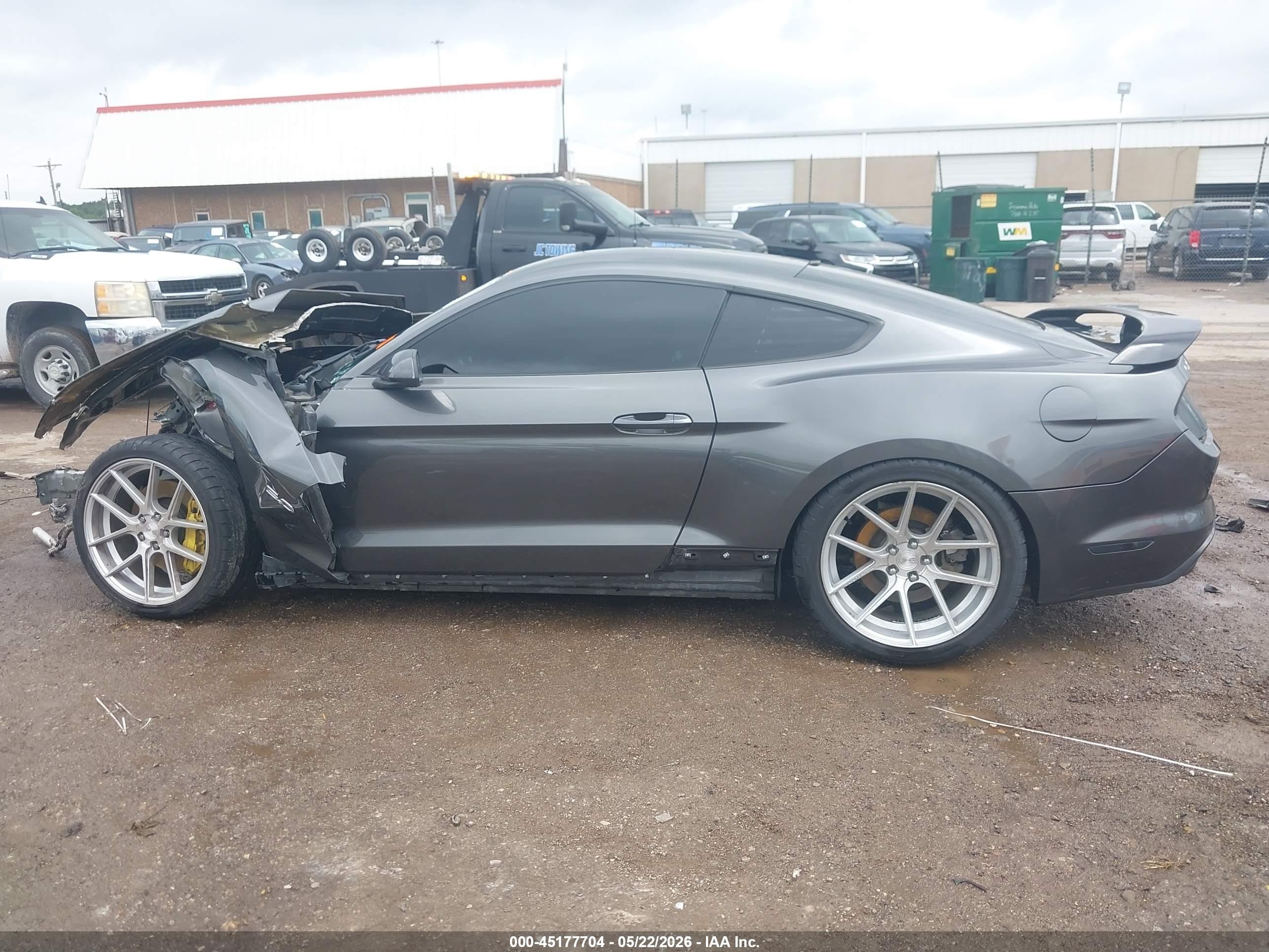 2015 Ford Mustang Gt Gray vin: 1FA6P8CF2F5368699