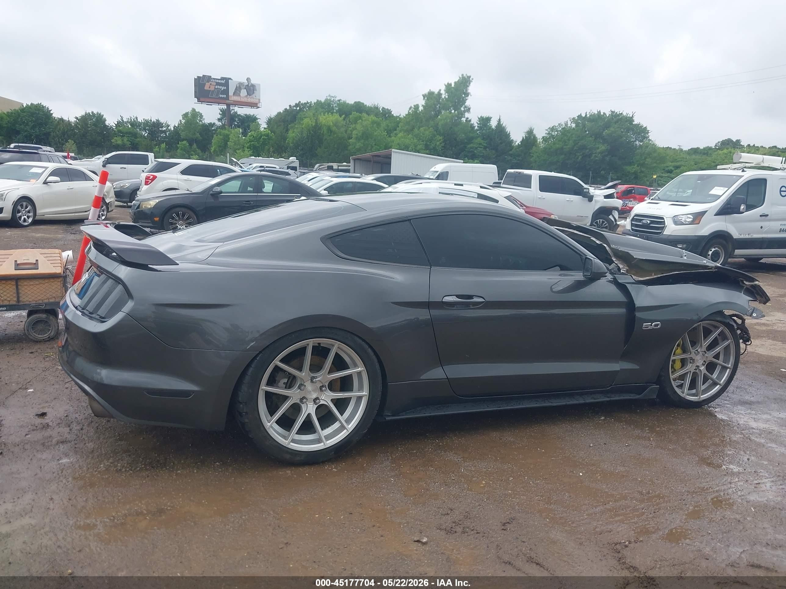 2015 Ford Mustang Gt Gray vin: 1FA6P8CF2F5368699