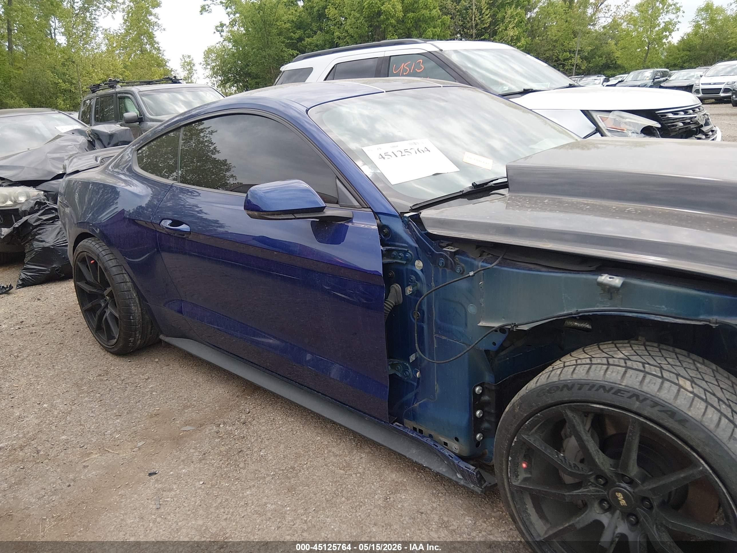 2015 Ford Mustang Gt Premium Blue vin: 1FA6P8CF2F5369965