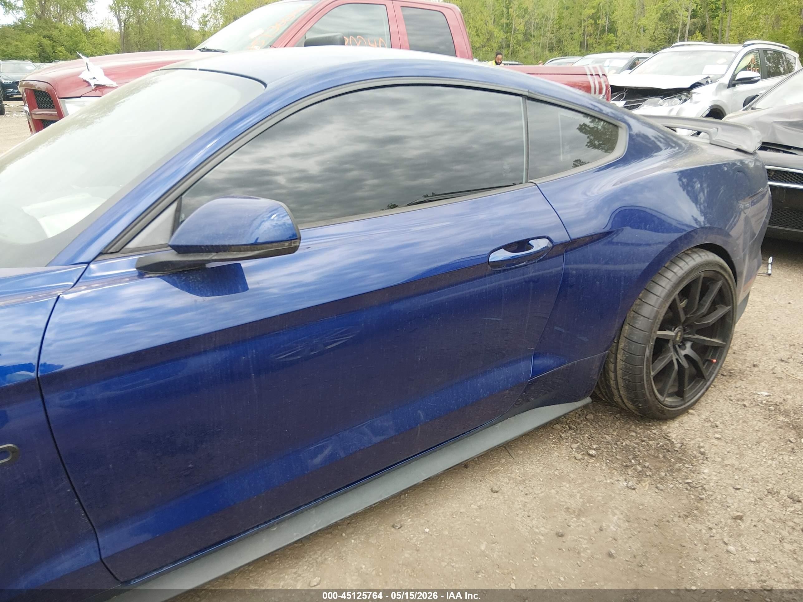 2015 Ford Mustang Gt Premium Blue vin: 1FA6P8CF2F5369965