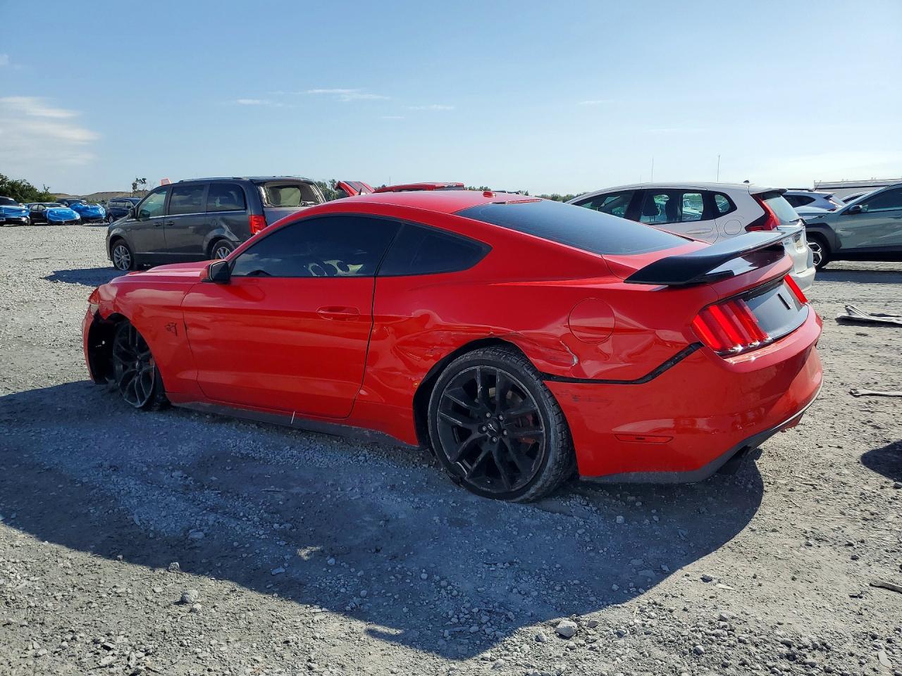2015 Ford Mustang Gt Red vin: 1FA6P8CF2F5373790