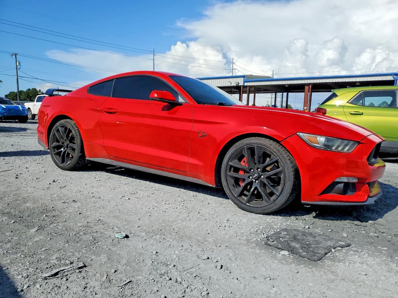 2015 Ford Mustang Gt Red vin: 1FA6P8CF2F5373790