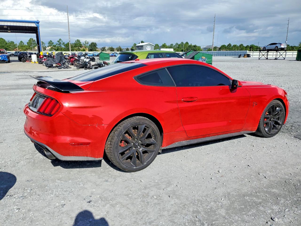 2015 Ford Mustang Gt Red vin: 1FA6P8CF2F5373790