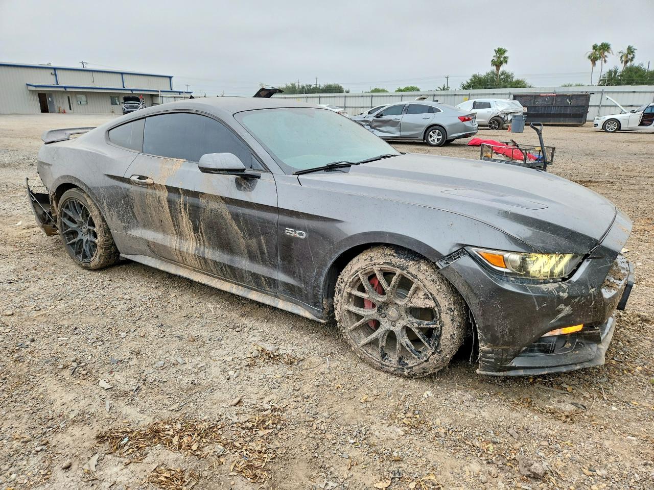 2015 Ford Mustang Gt Gray vin: 1FA6P8CF2F5424950