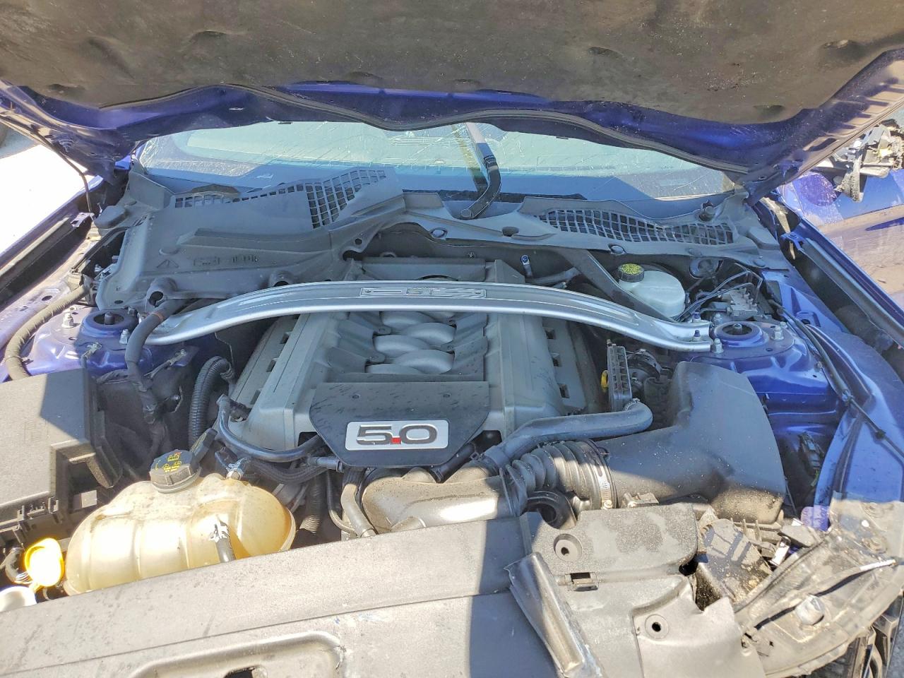 2015 Ford Mustang Синий vin: 1FA6P8CF2F5433695