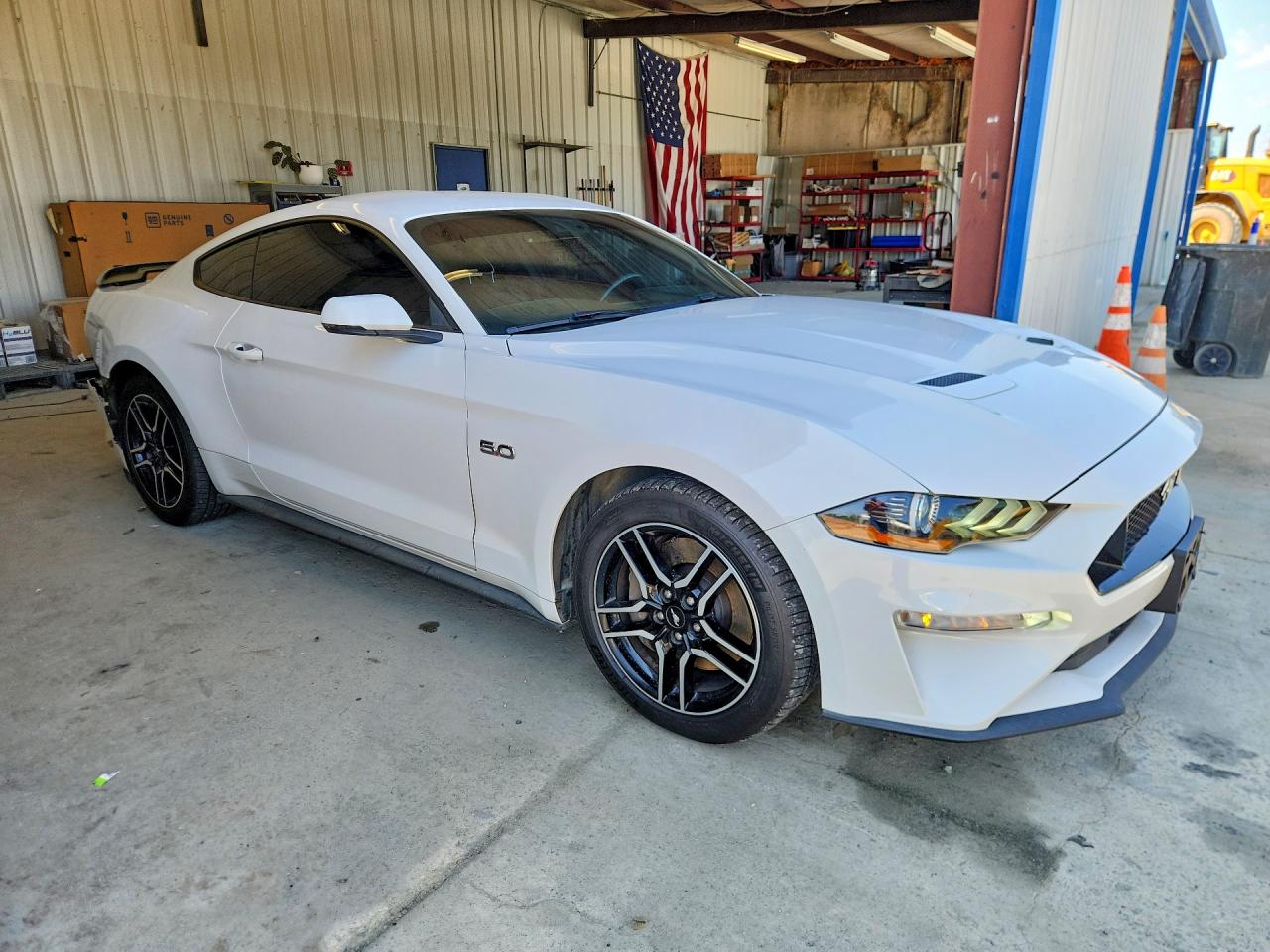 2020 Ford Mustang Gt White vin: 1FA6P8CF2L5123753