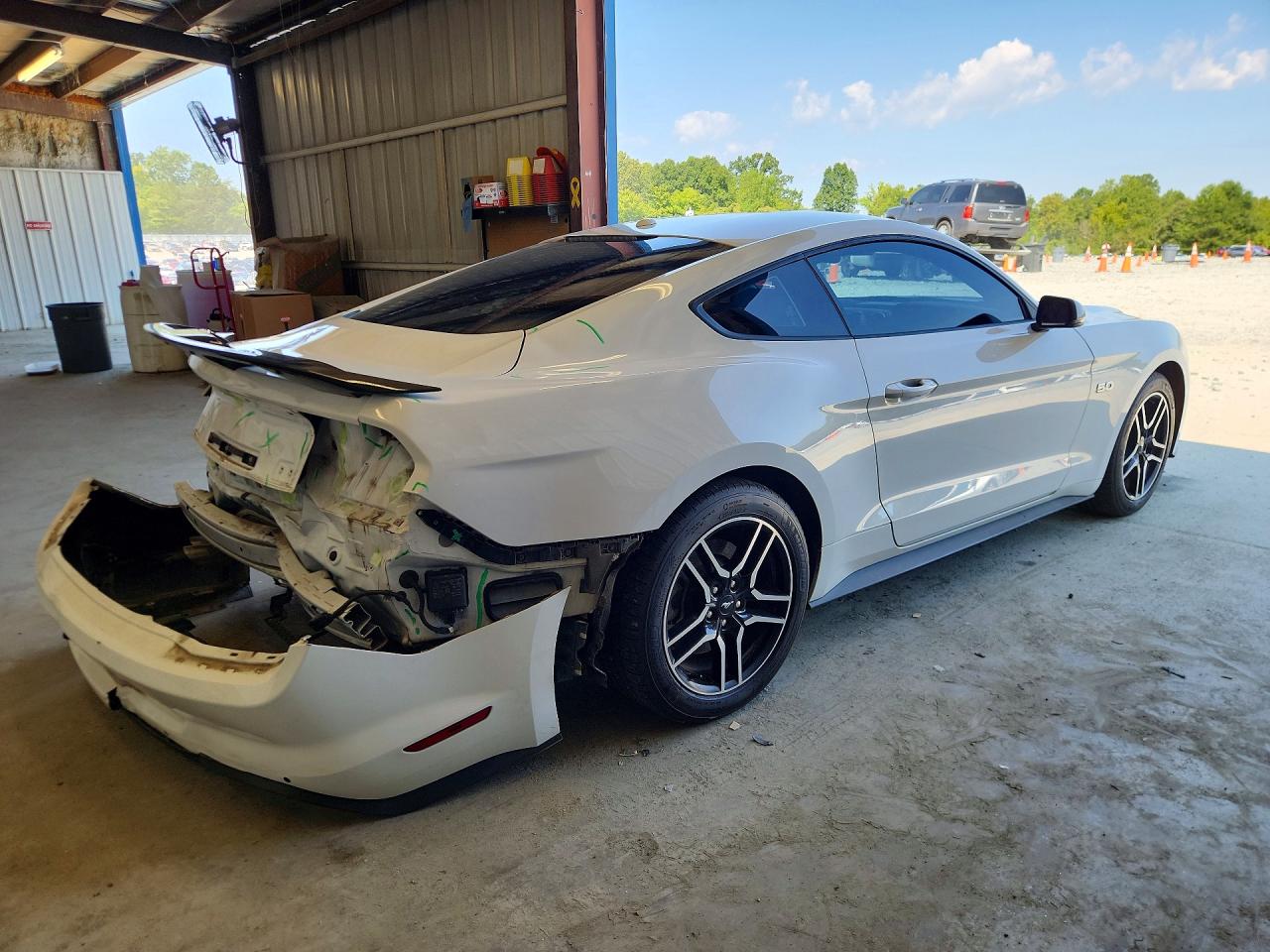 2020 Ford Mustang Gt White vin: 1FA6P8CF2L5123753