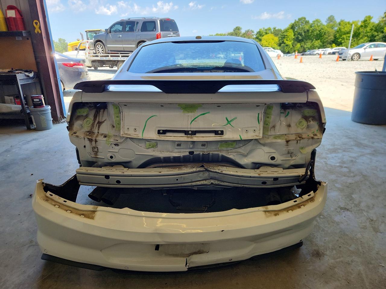 2020 Ford Mustang Gt White vin: 1FA6P8CF2L5123753