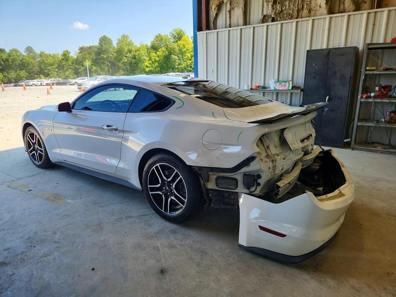 2020 Ford Mustang Gt White vin: 1FA6P8CF2L5123753