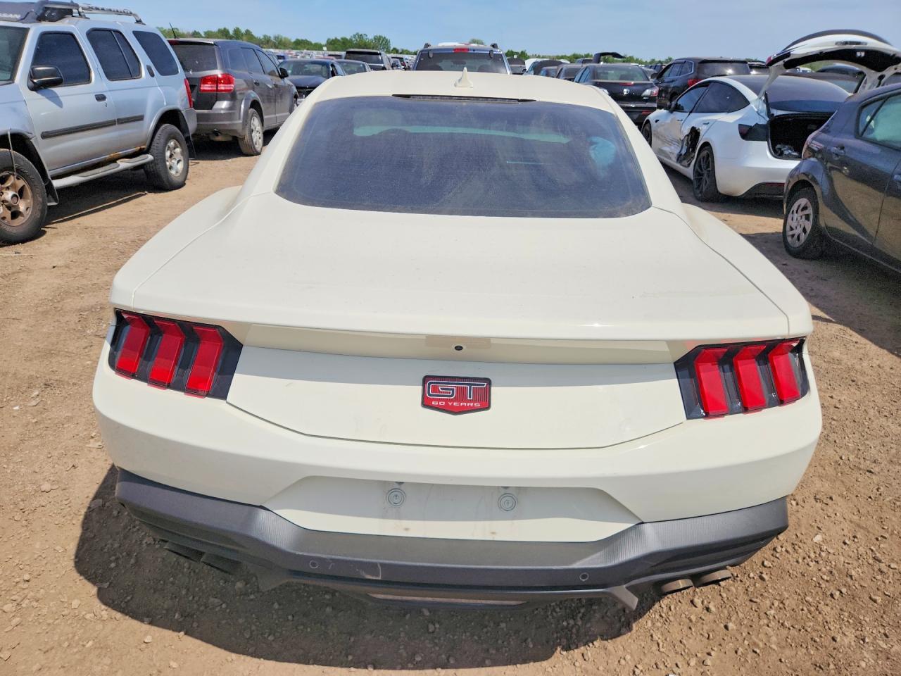 2025 Ford Mustang Gt White vin: 1FA6P8CF2S5415045