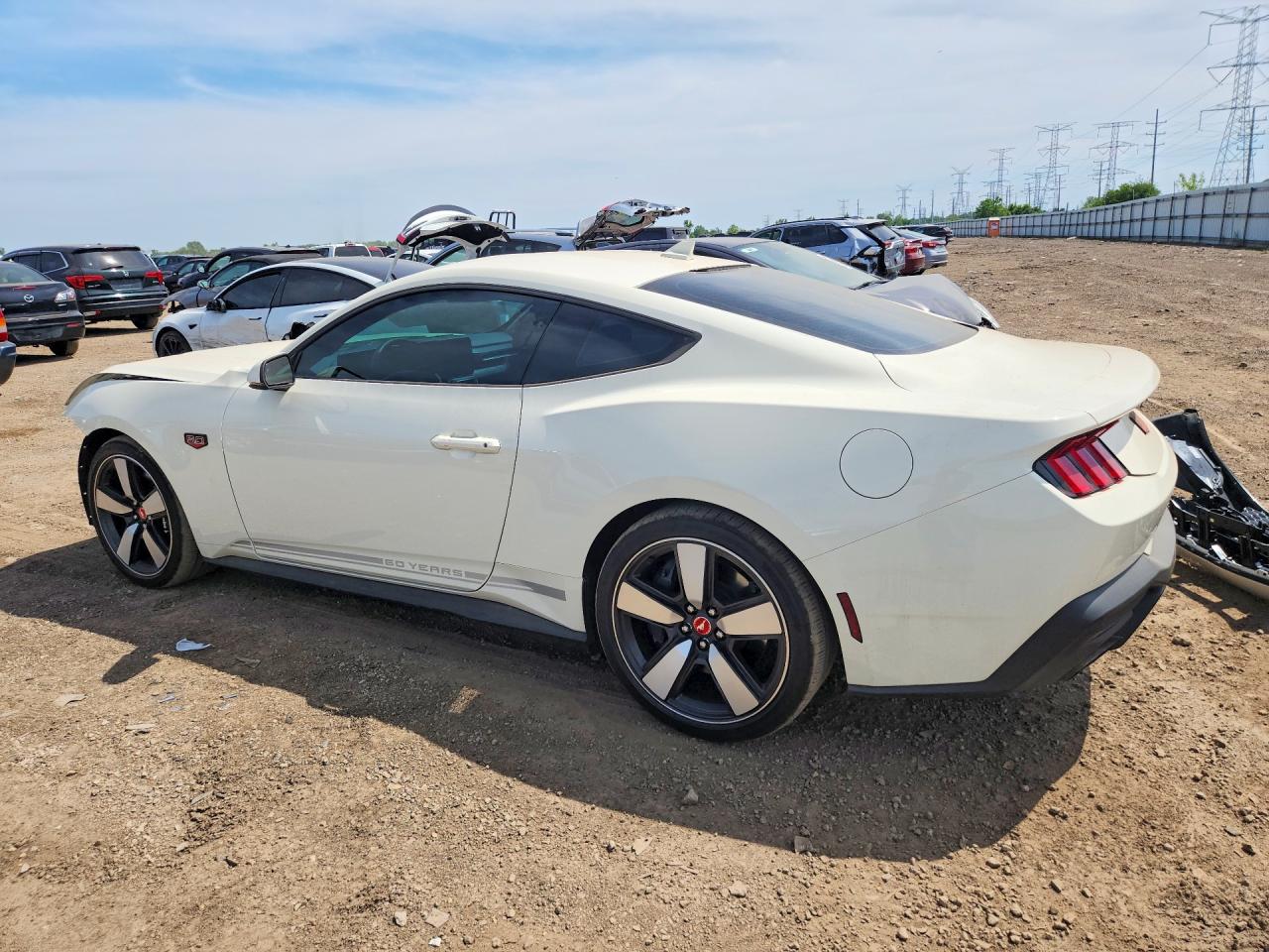 2025 Ford Mustang Gt White vin: 1FA6P8CF2S5415045