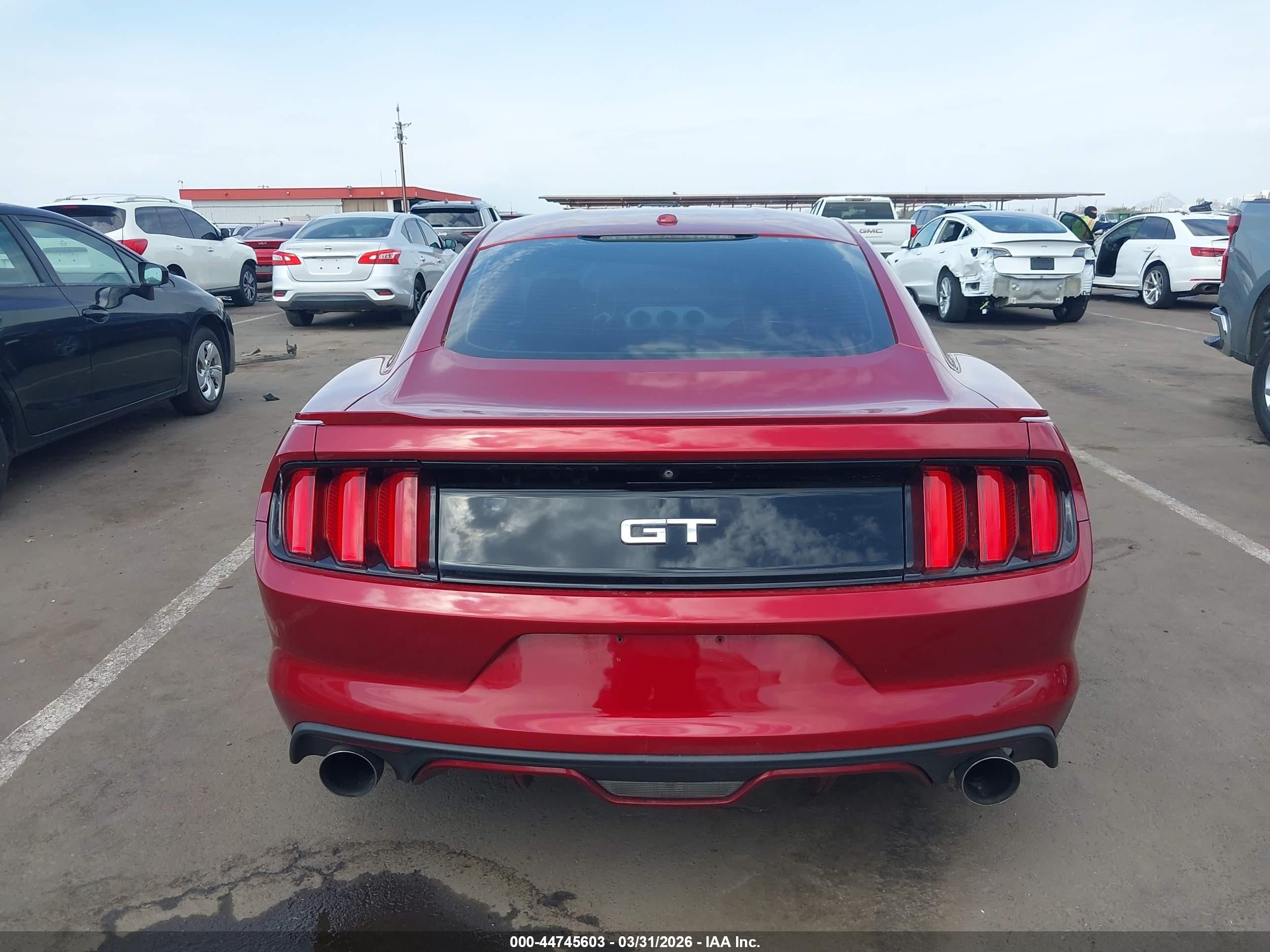 2015 Ford Mustang Gt Premium Red vin: 1FA6P8CF3F5358957