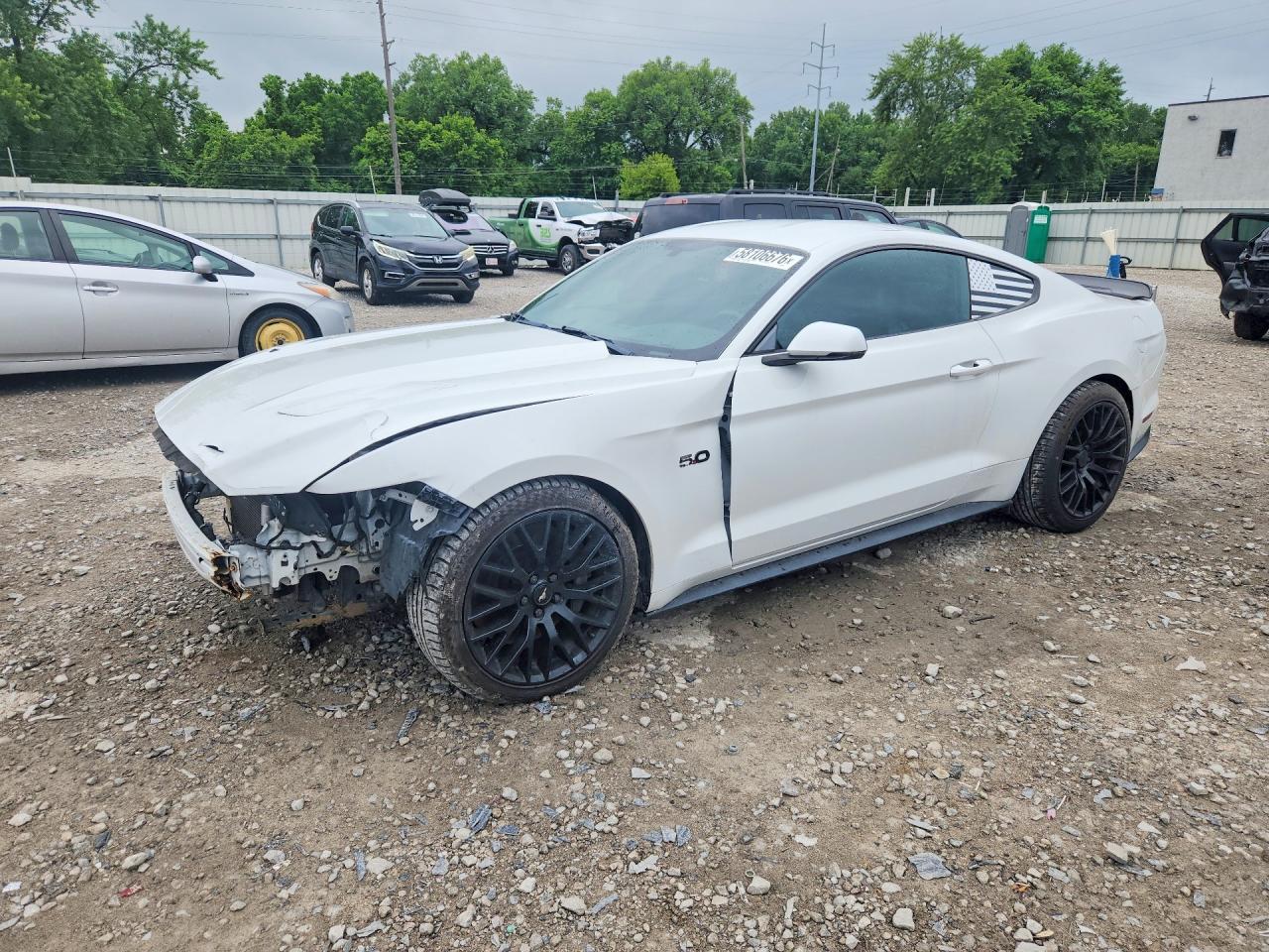 2015 Ford Mustang White vin: 1FA6P8CF3F5362328