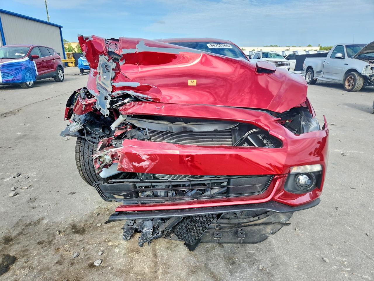 2015 Ford Mustang Gt Red vin: 1FA6P8CF3F5366654
