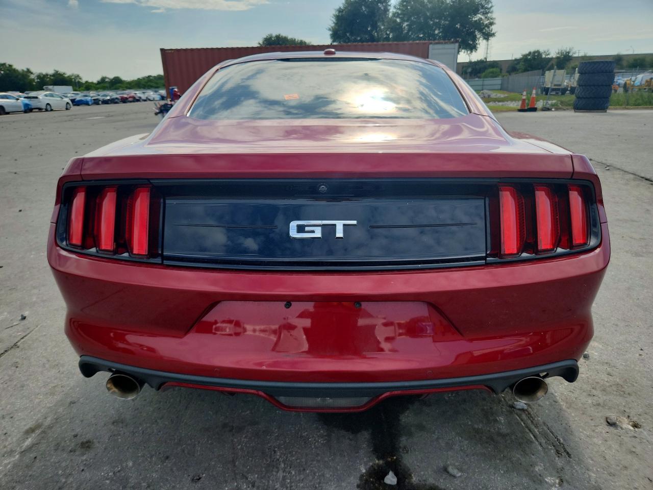 2015 Ford Mustang Gt Red vin: 1FA6P8CF3F5366654