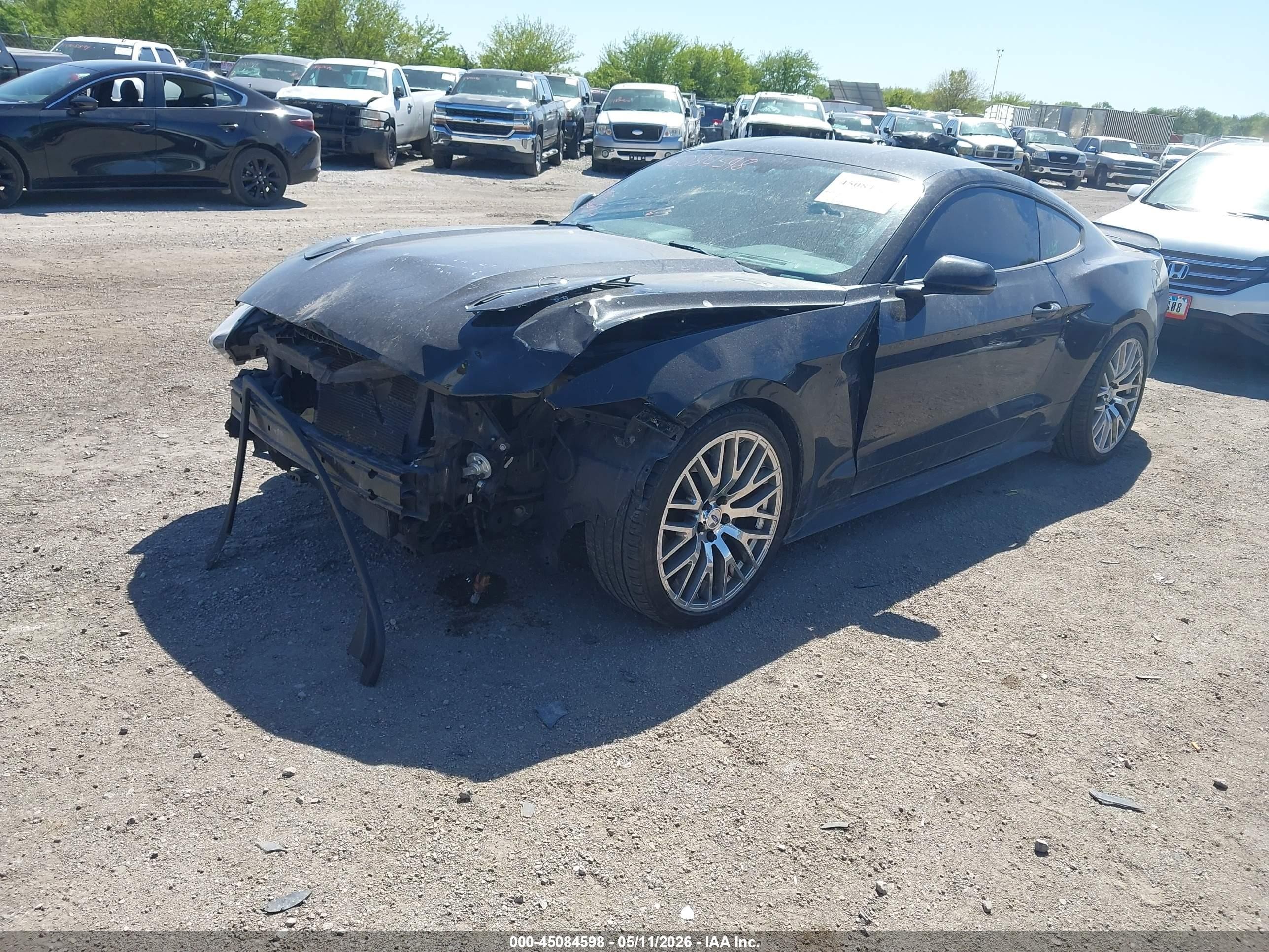 2015 Ford Mustang Gt Premium Black vin: 1FA6P8CF3F5370140