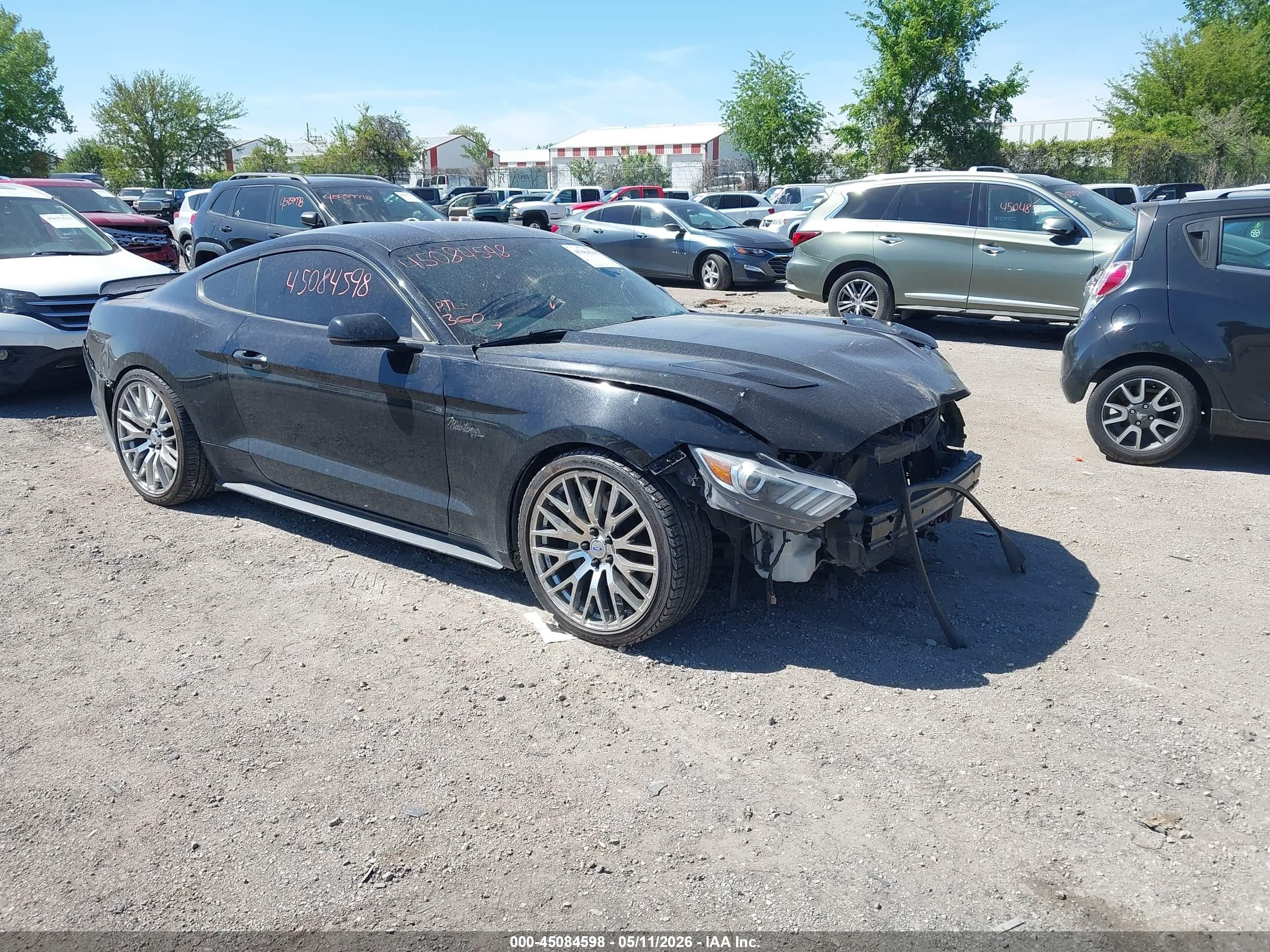 2015 Ford Mustang Gt Premium Black vin: 1FA6P8CF3F5370140