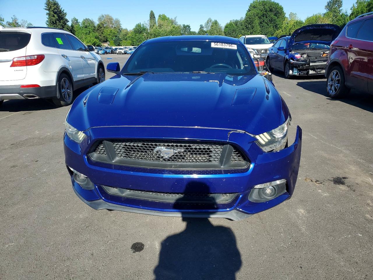 2015 Ford Mustang Gt Blue vin: 1FA6P8CF3F5370669