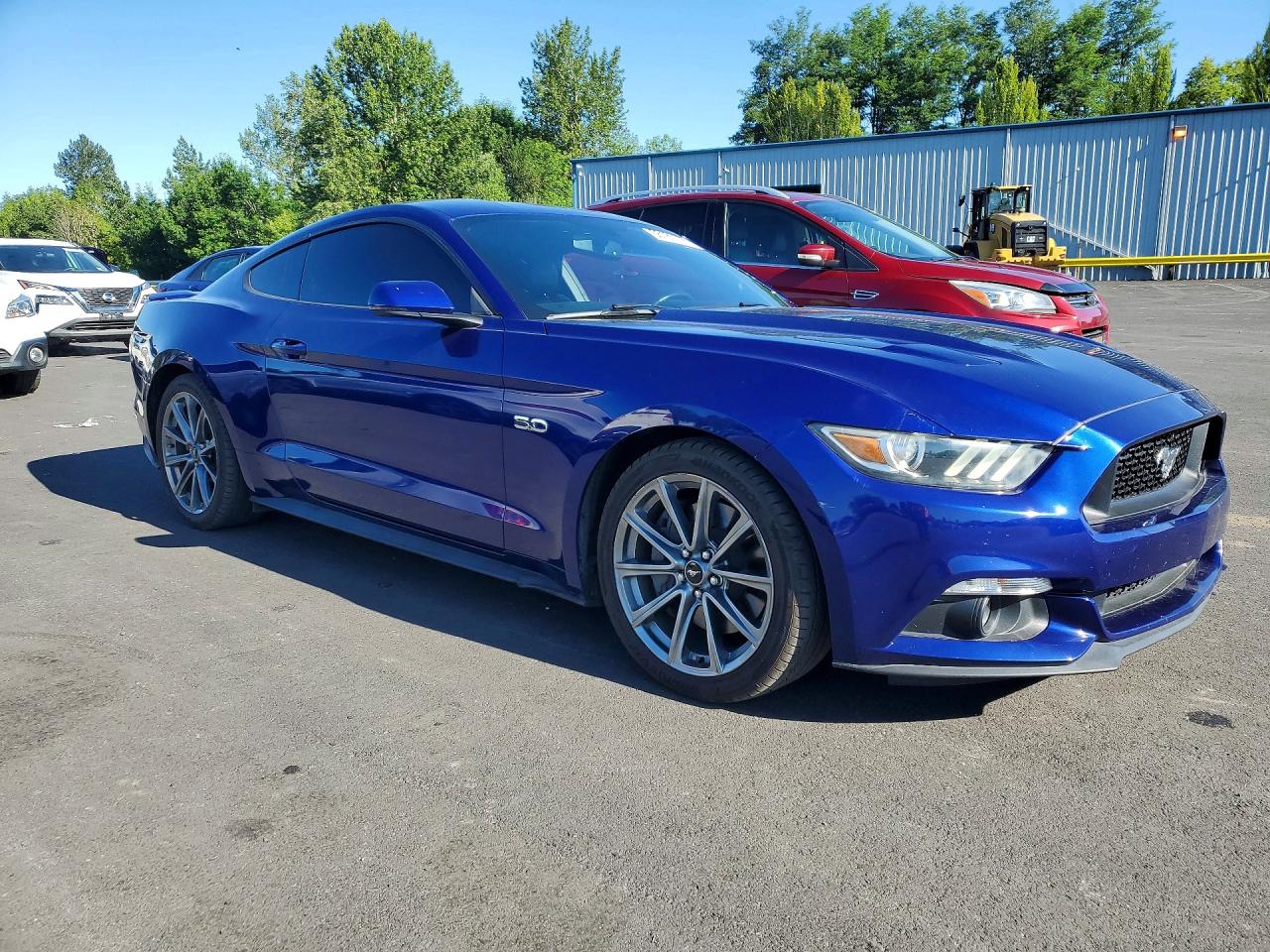 2015 Ford Mustang Gt Blue vin: 1FA6P8CF3F5370669